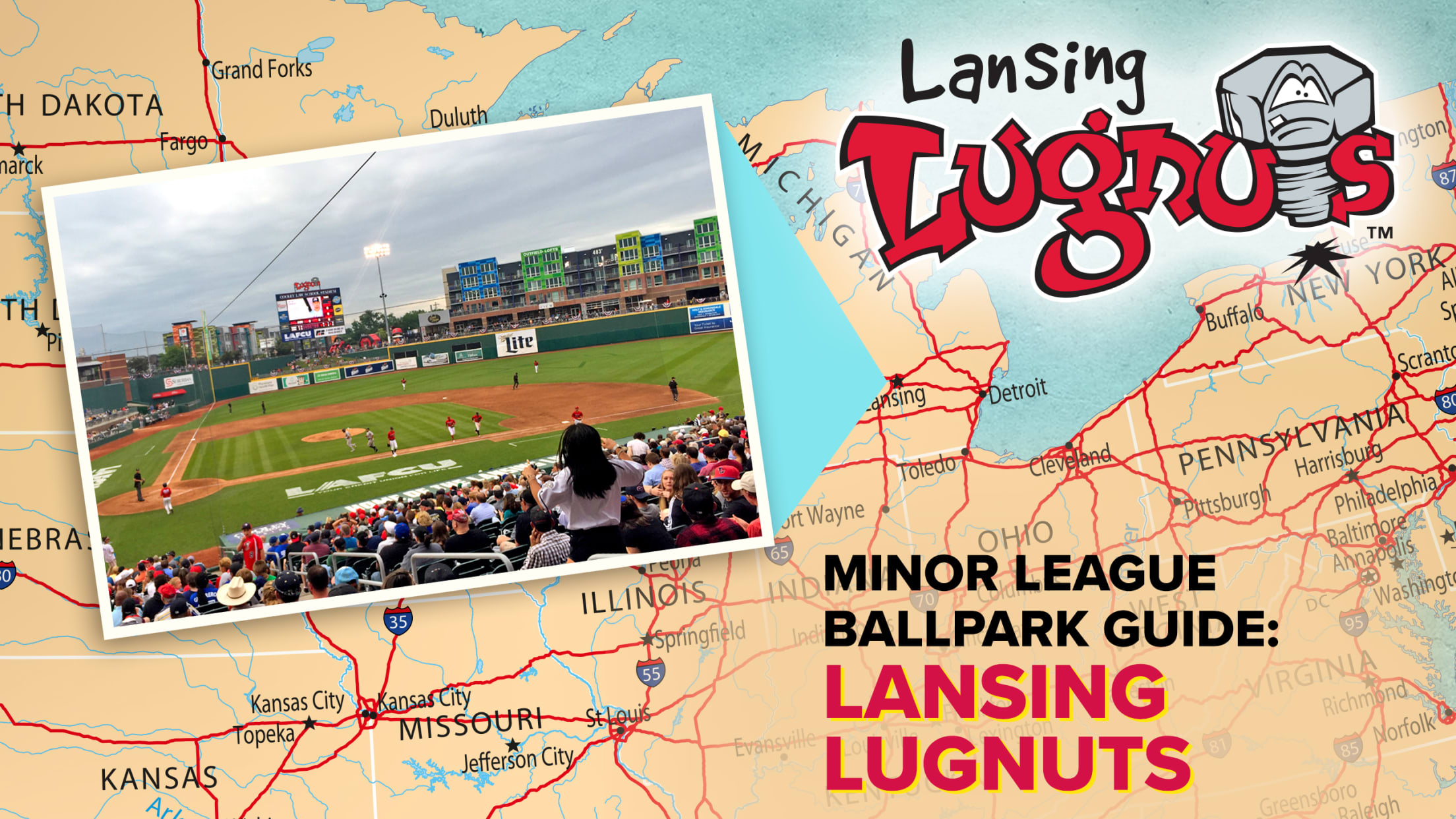 Explore Jackson Field, home of the Lansing Lugnuts Chicago White Sox