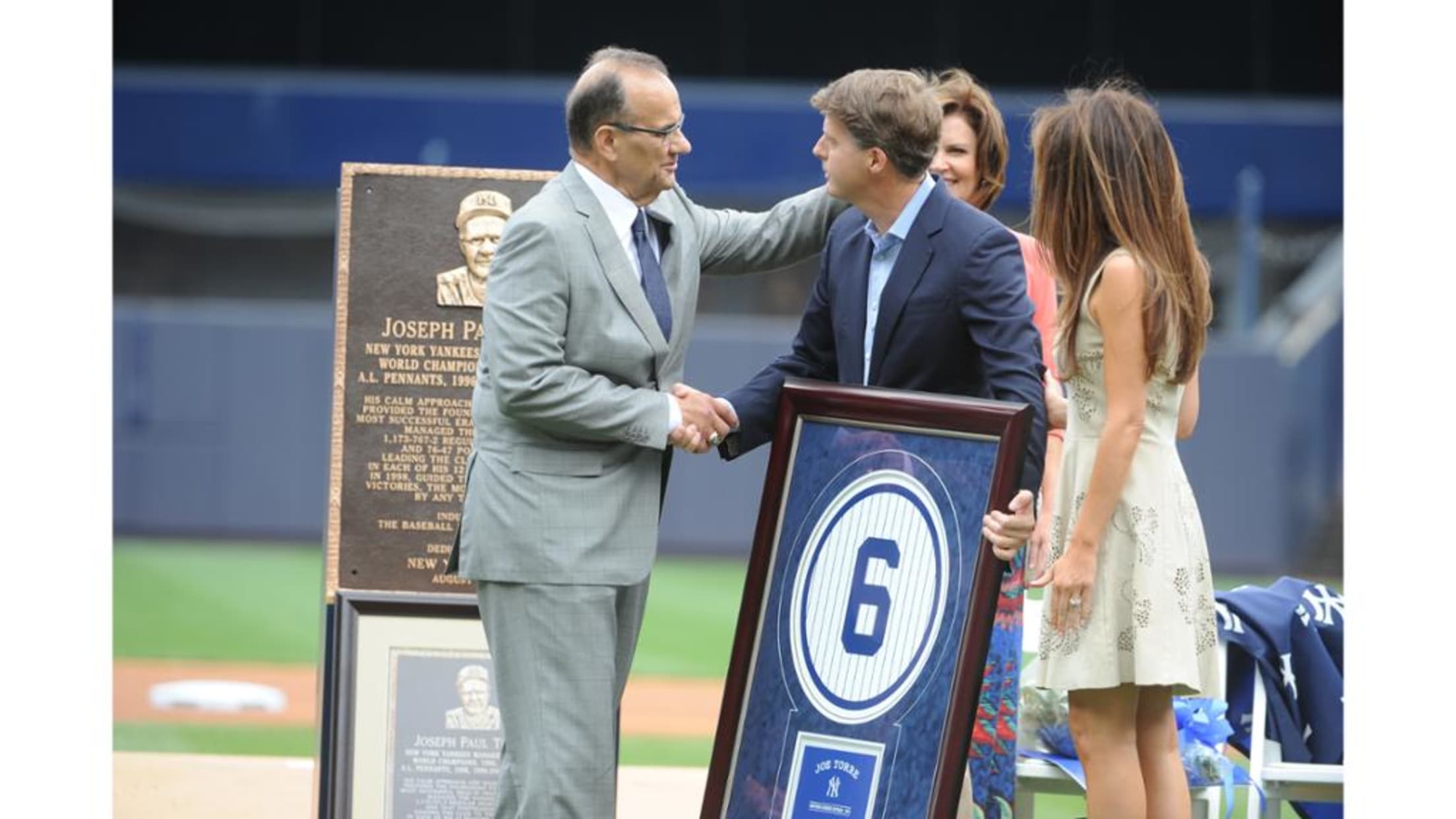 Joe Torre Retired Number Sticker | New York #6