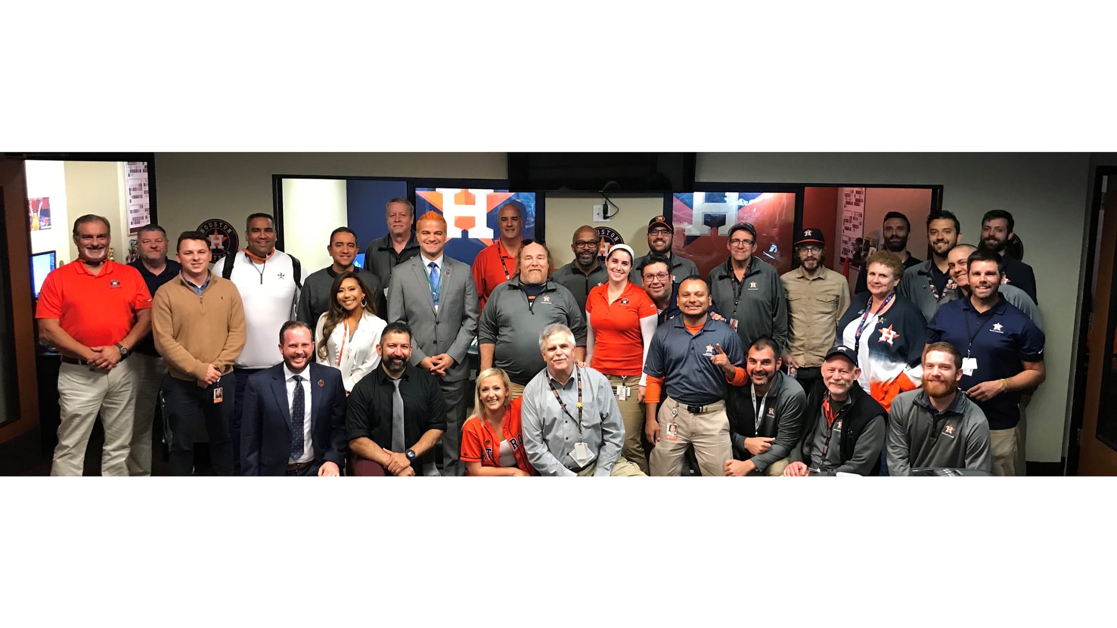 Johnson Employees Root for the Home Team at Houston Astros Space