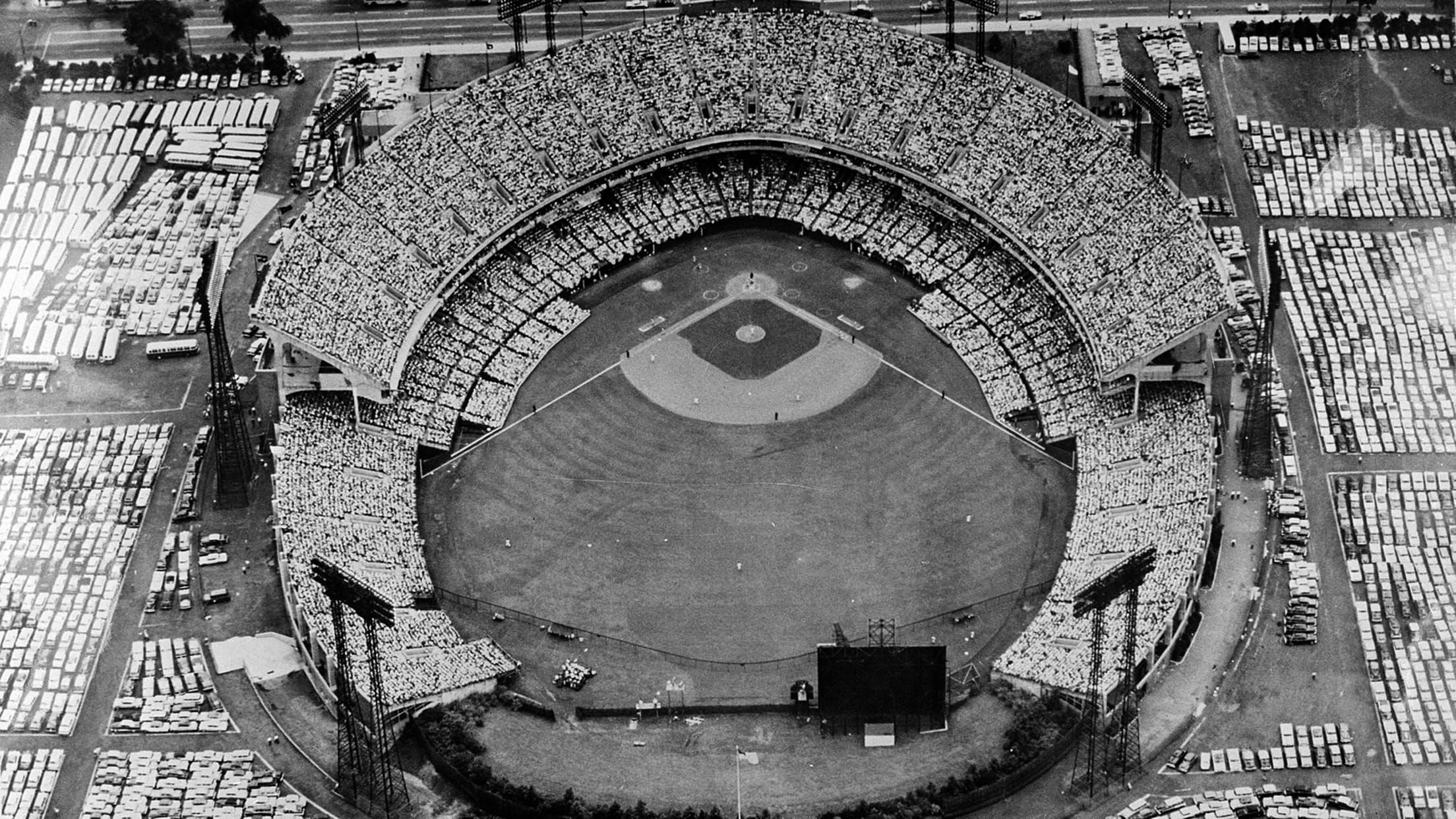 Memorial Stadium in Baltimore, Maryland was completed in 1954 at