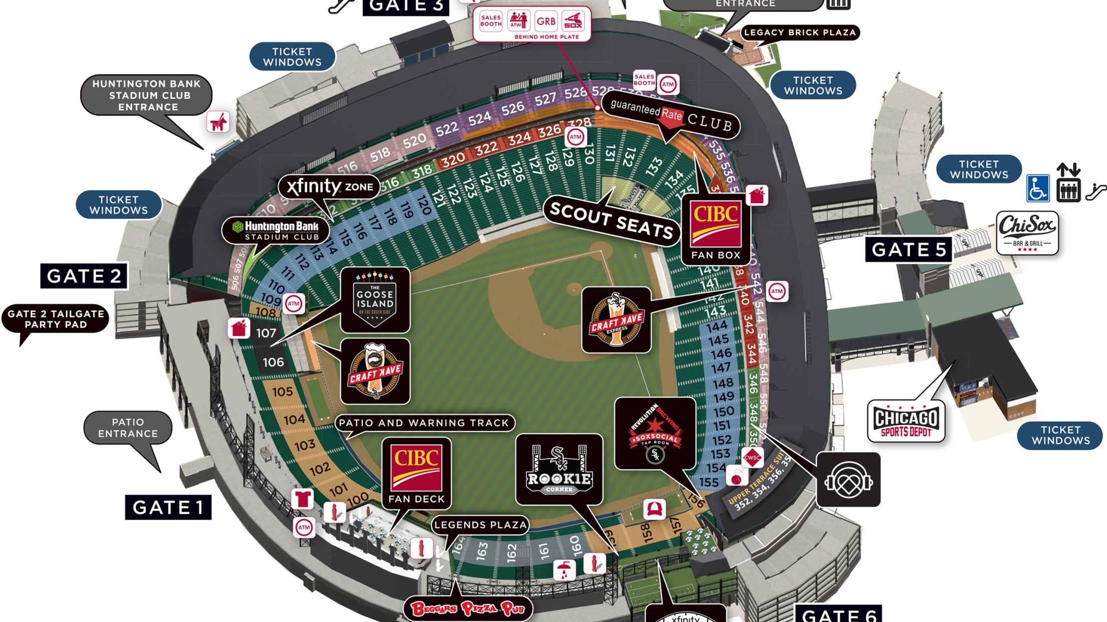 Guaranteed Rate Field Information | Chicago White Sox