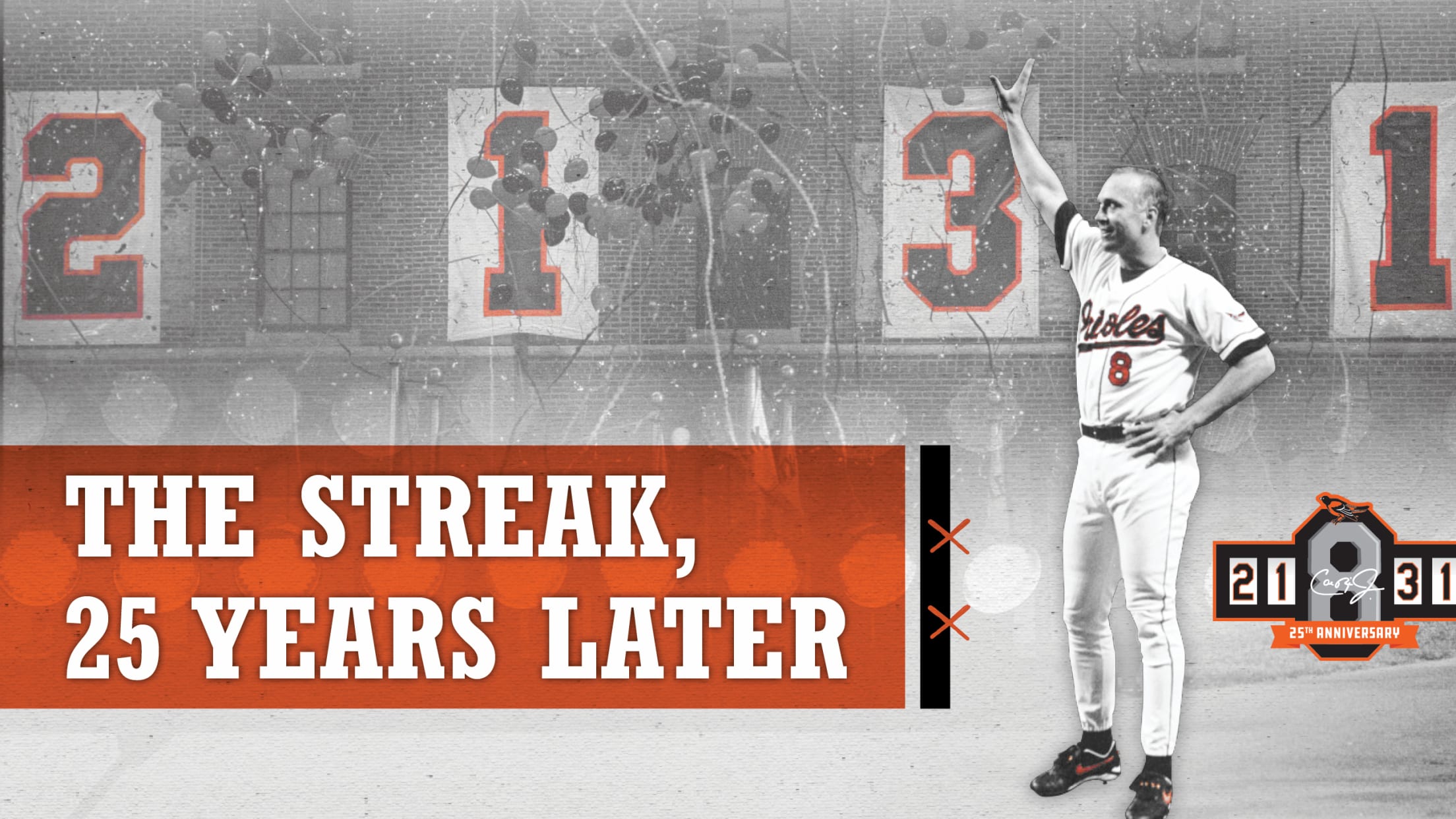 2,131: Cal Ripken Jr. breaks Lou Gehrig's consecutive-games streak