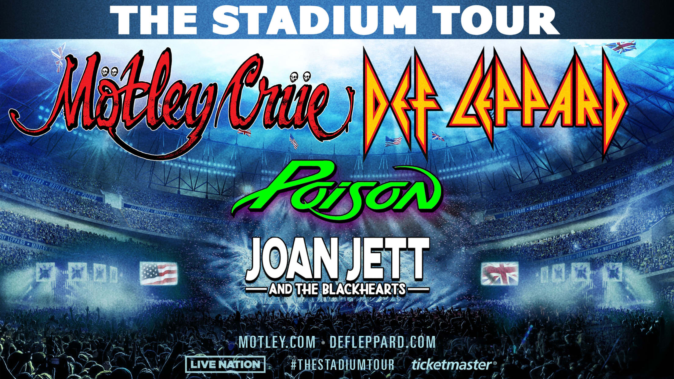 Motley Crue Stadium Tour 07/21/2022 Denver, CO Coors Field Event