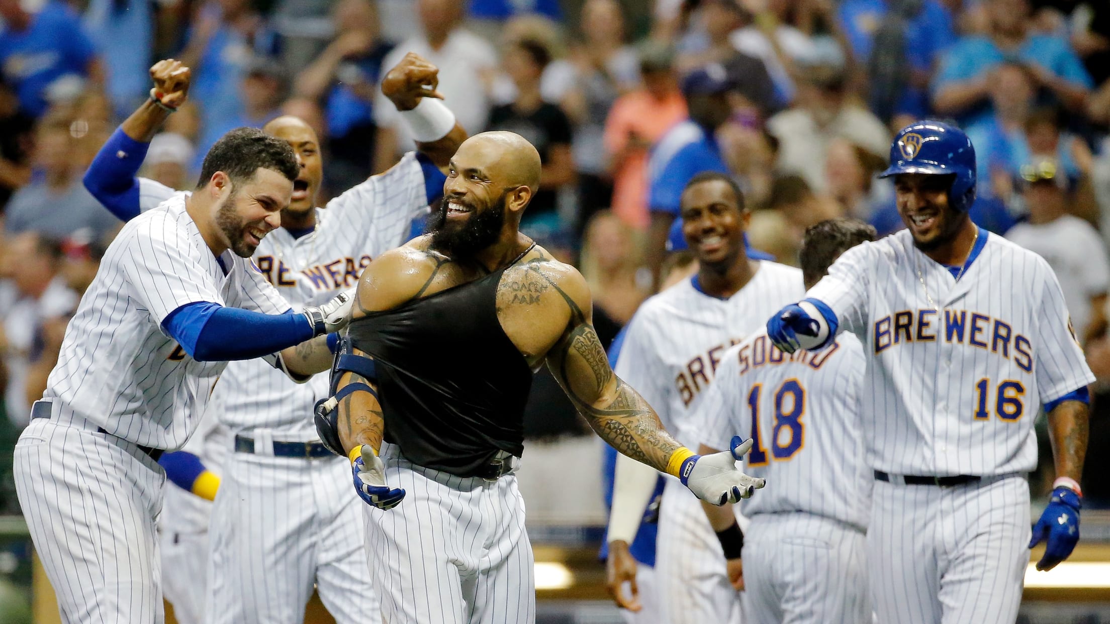 Have you ever seen another human being as jacked as Eric Thames? | MLB.com