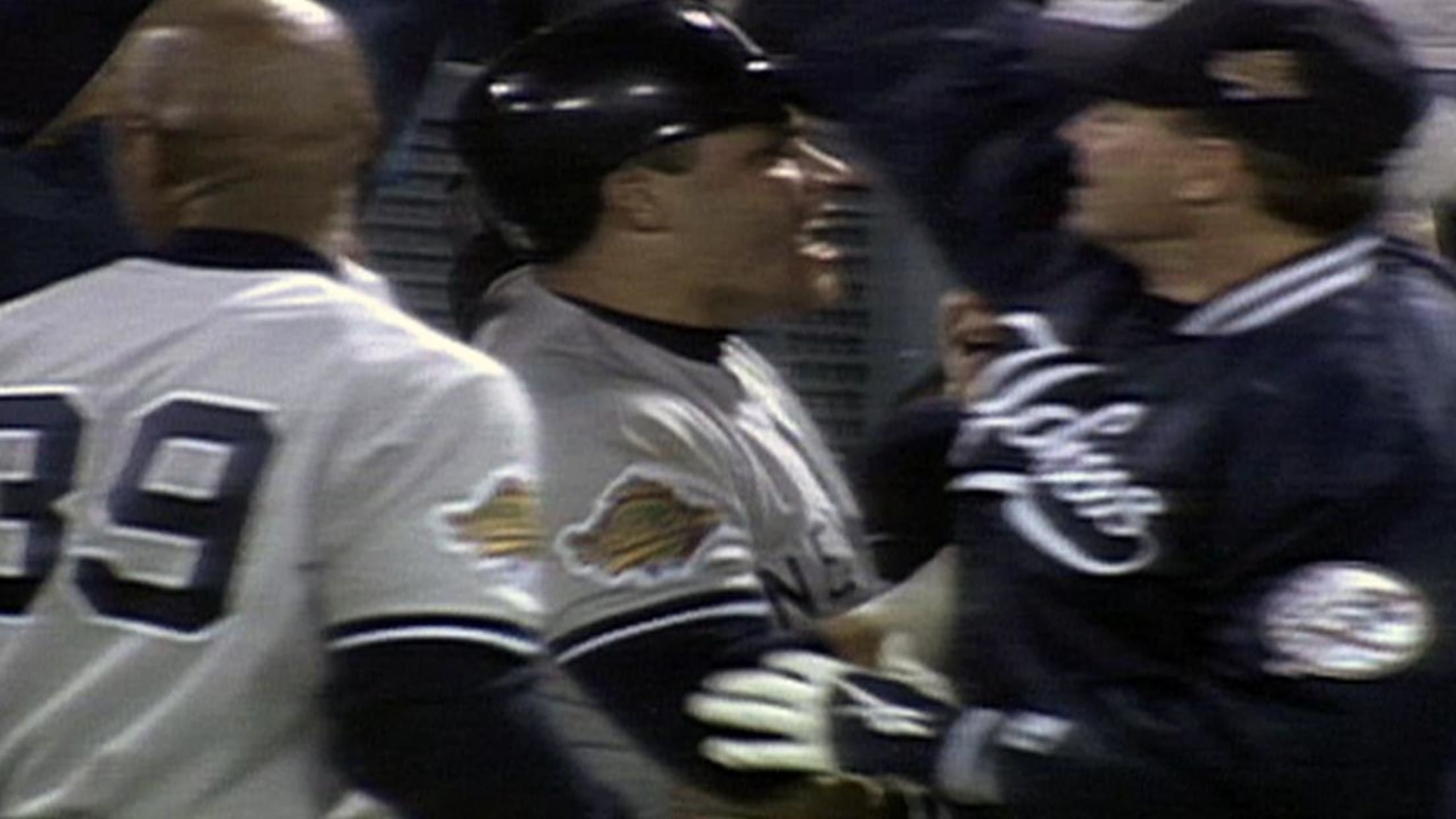 Leyritz ' s drie run homer's three-run homer