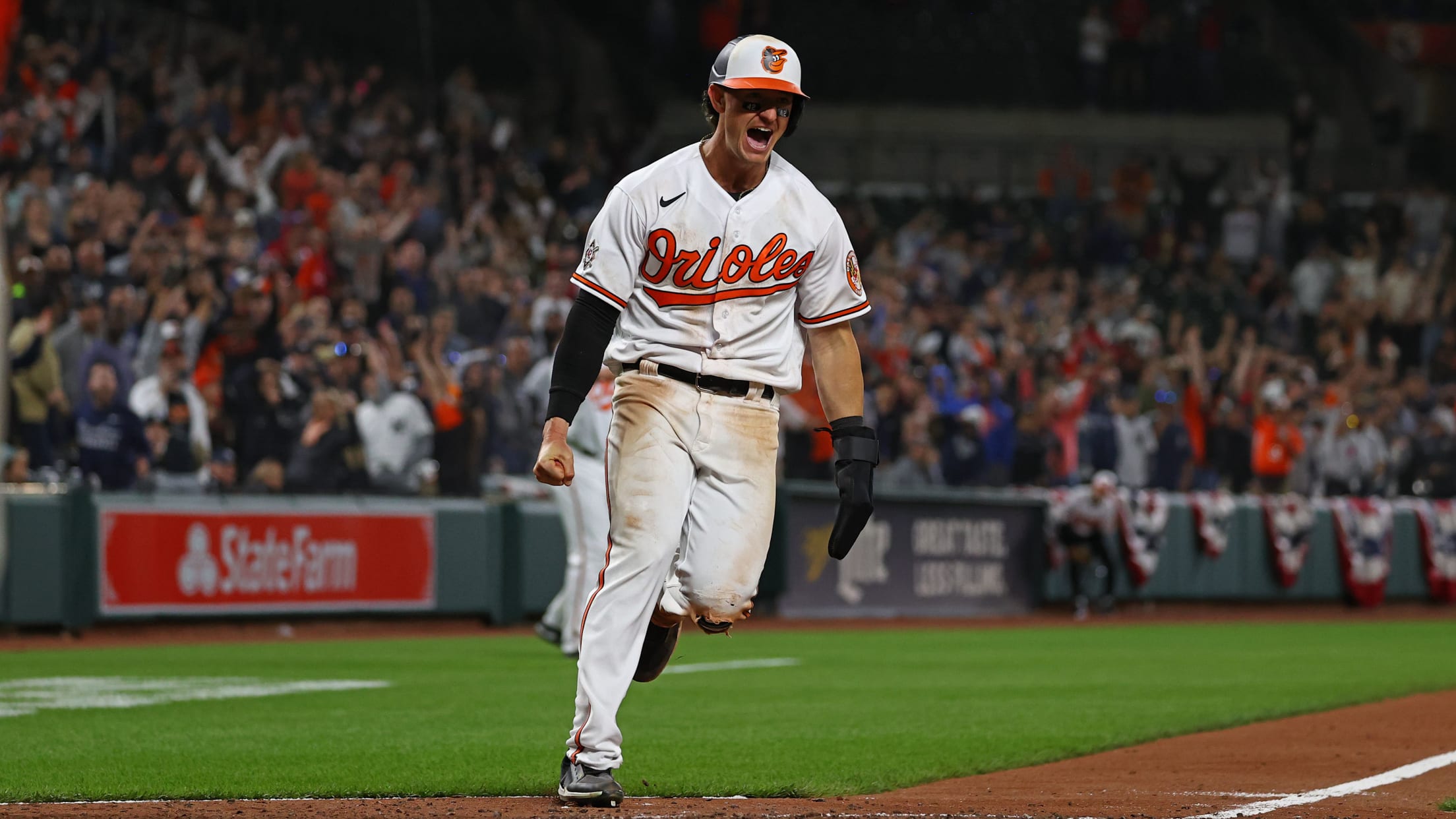 Photo: Orioles Austin Hays Blows a Bubble After Striking Out