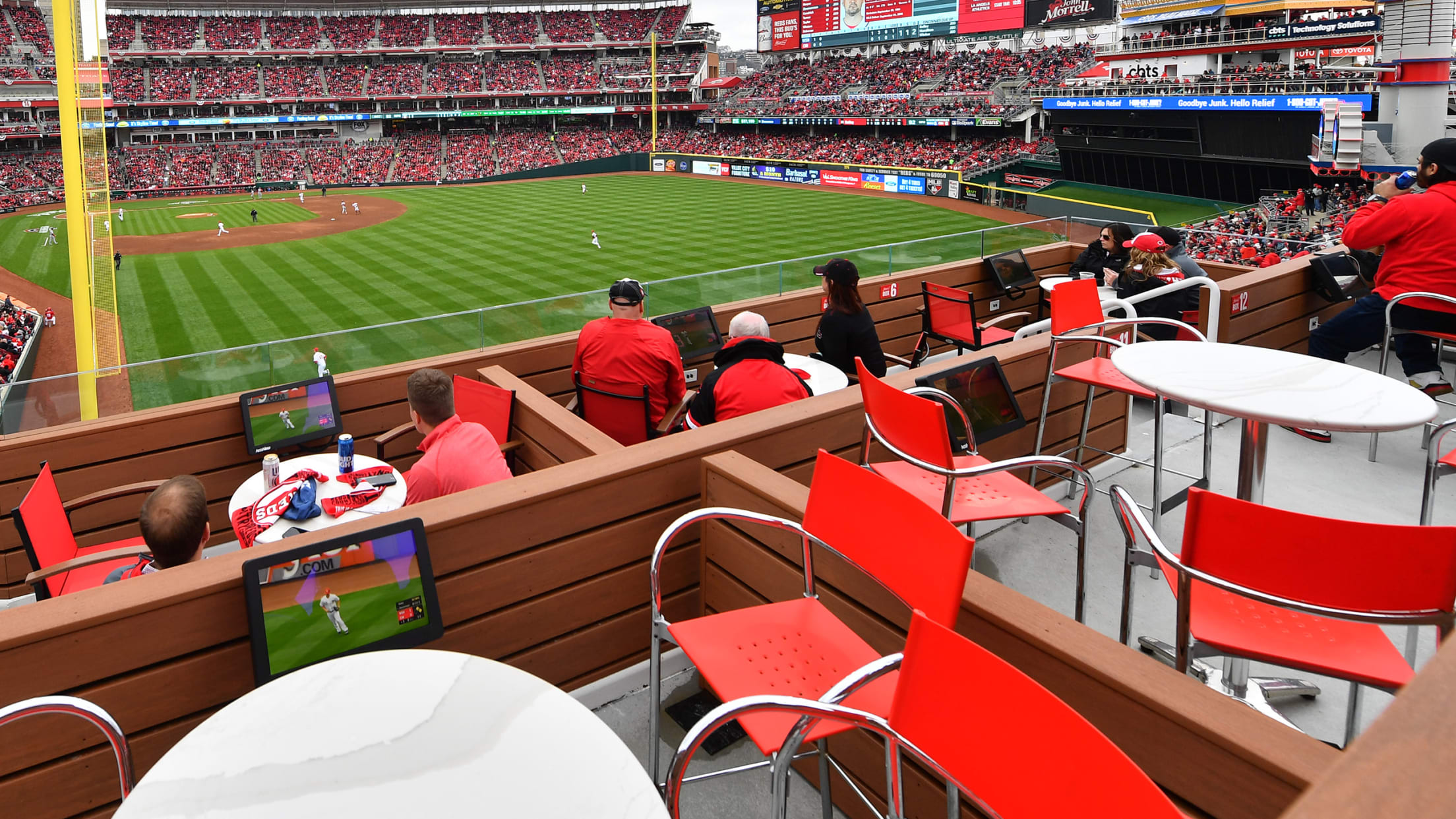 Reds ballpark offers new views, bars for brews