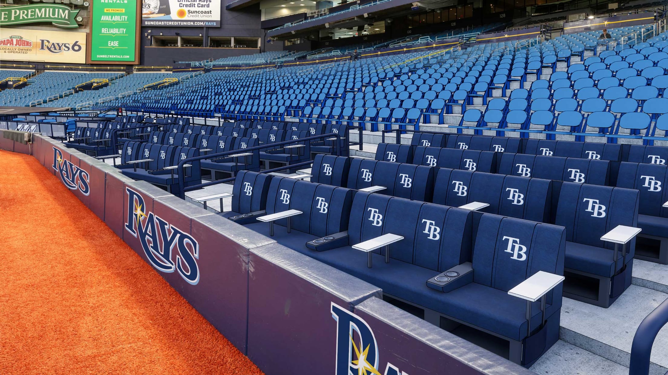 ALONE IN THE UPPER DECK?! Bizarre experience at Tropicana Field 