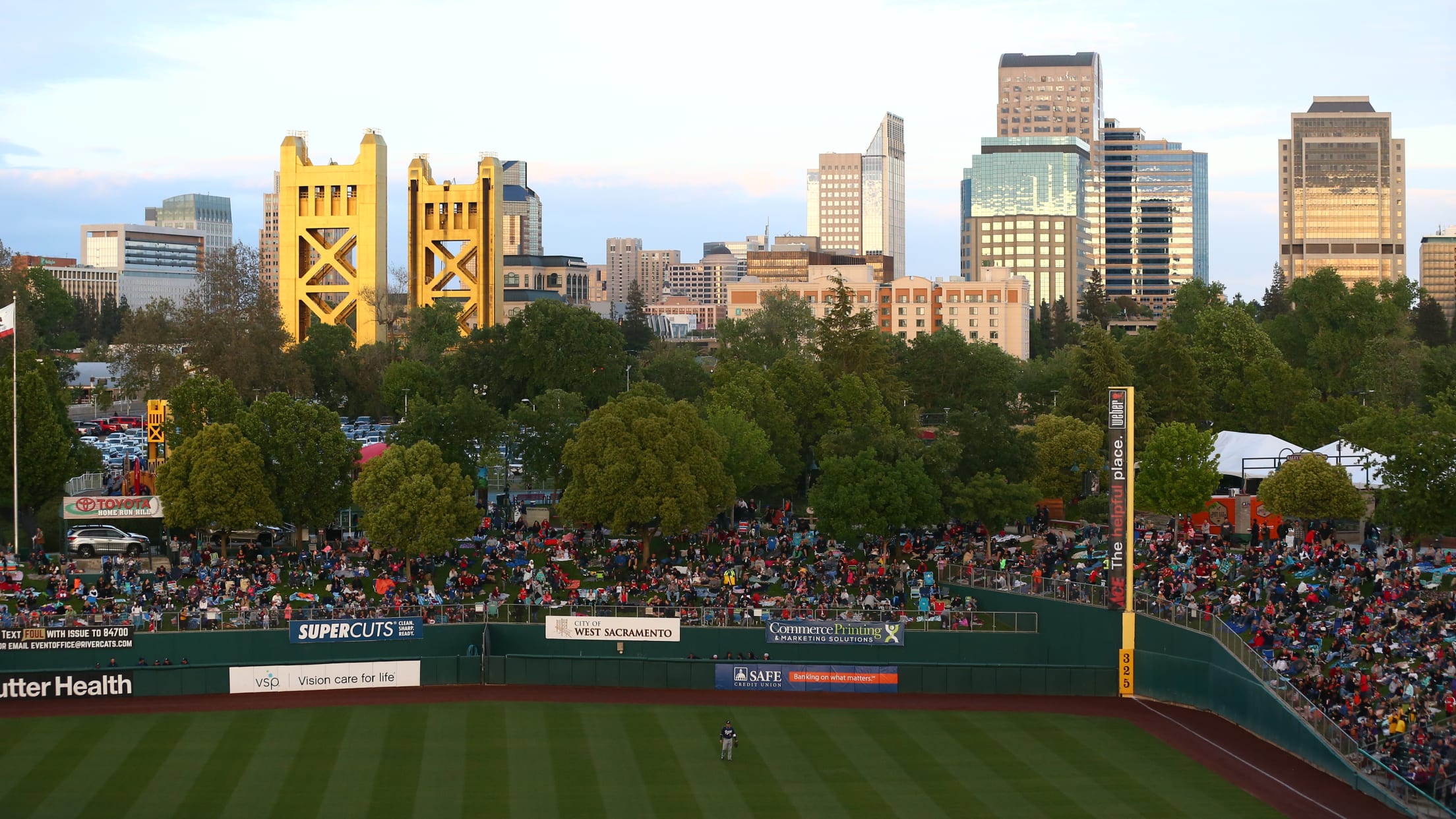 Our Hometown Tourists Go to a Sacramento River Cats Game