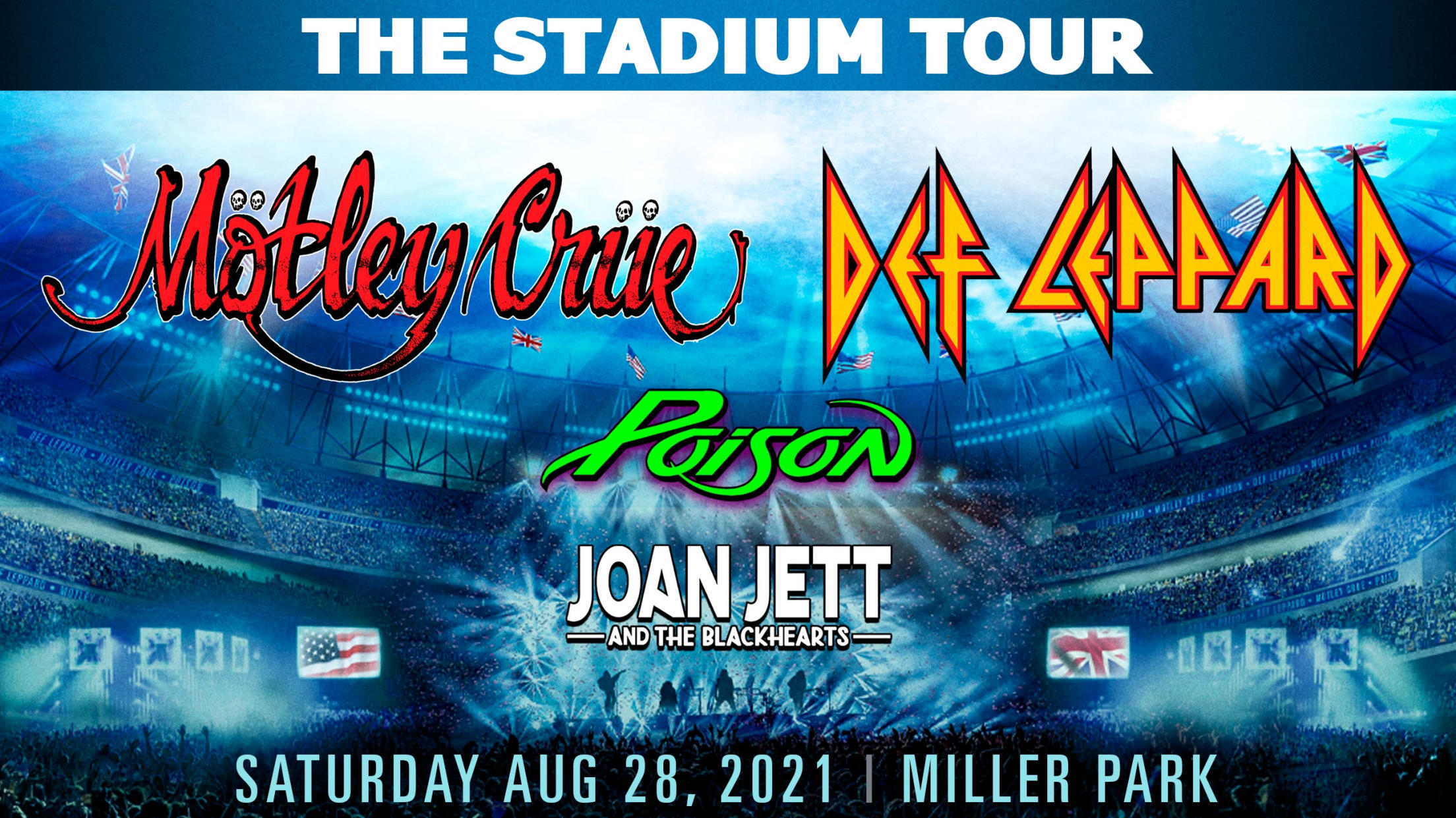 Mötley Crüe/Def Leppard/Poison/Joan Jett and the Blackhearts at Miller ...