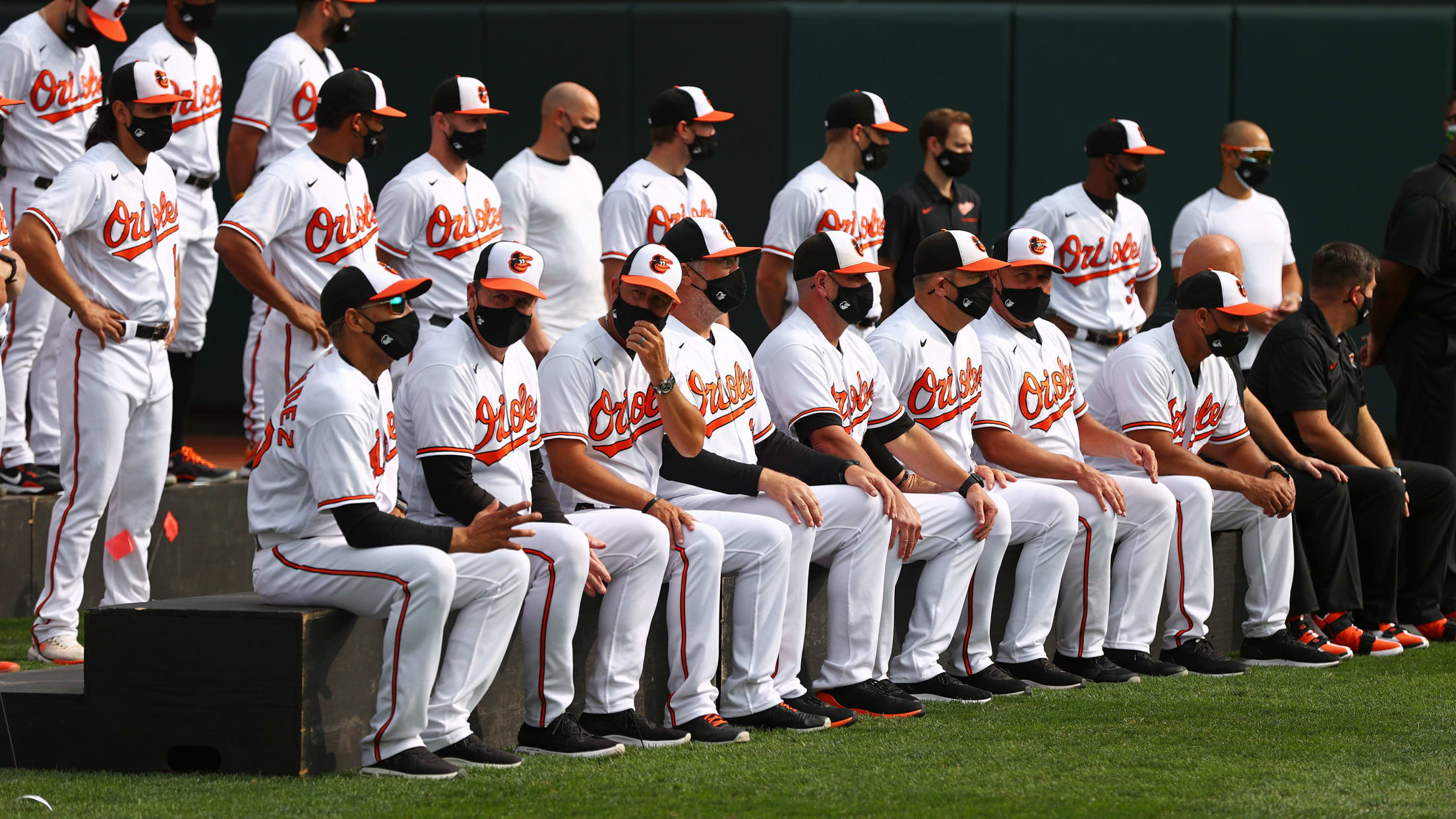 Baltimore Orioles Baseball Team Stock Photo, Picture and Royalty