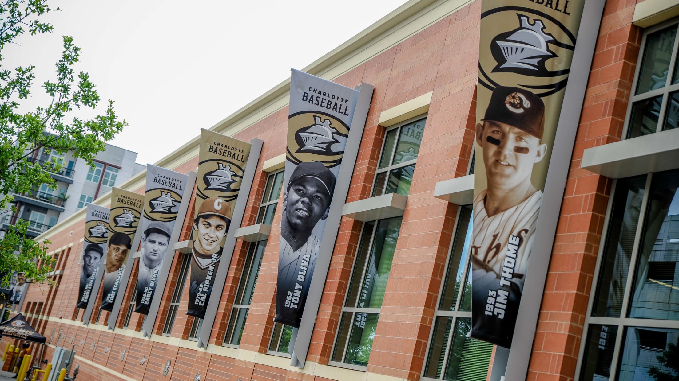 Truist Field, home of the AAA minor league Charlotte Knights baseball team,  in downtown Charlotte, North Carolina Stock Photo - Alamy