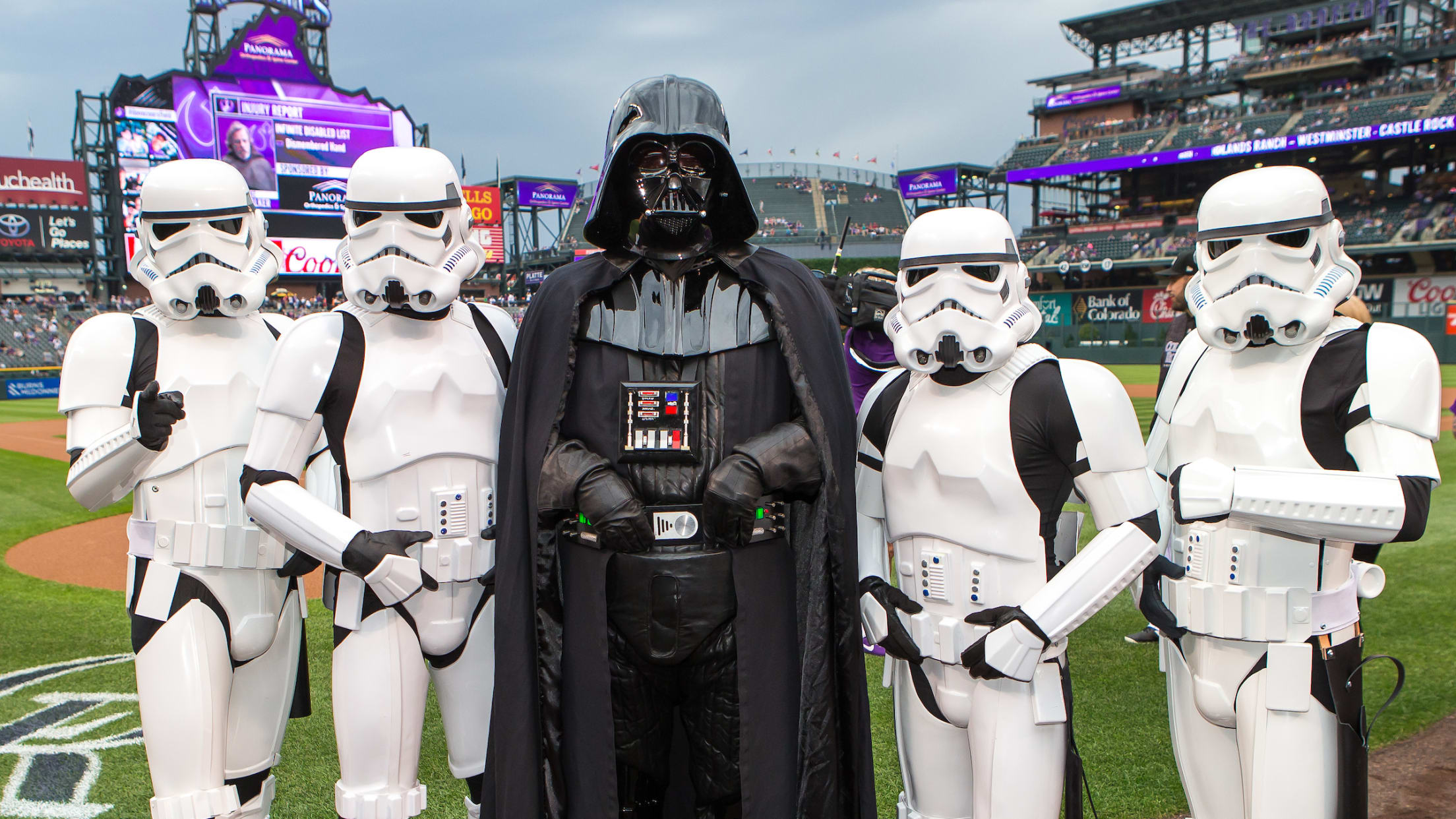 MLB Come To The Colorado Rockies Side Star Wars Baseball Sports