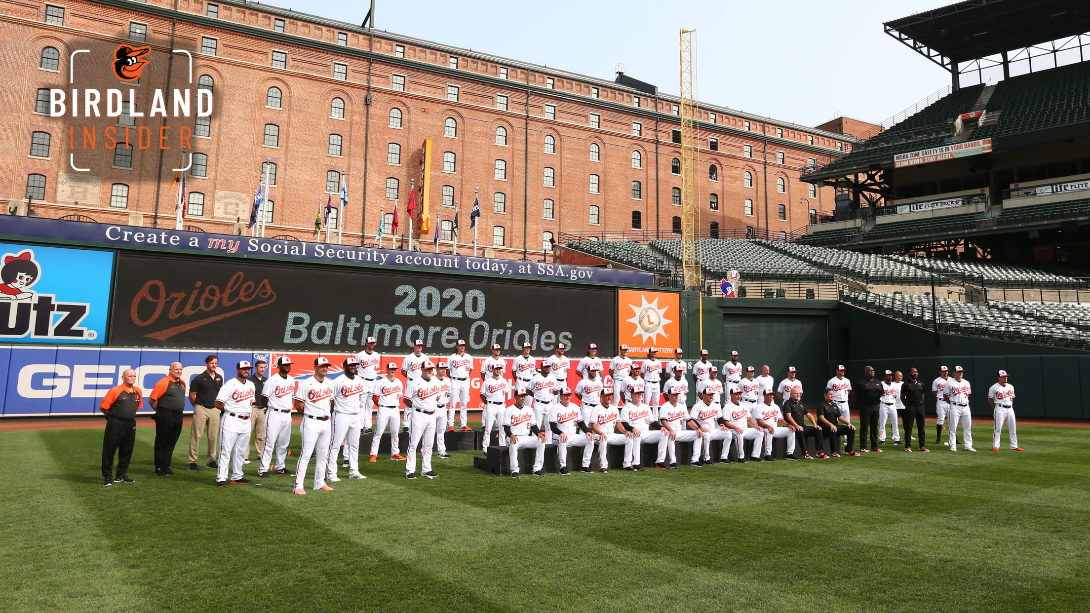 Orioles 2020 team photo