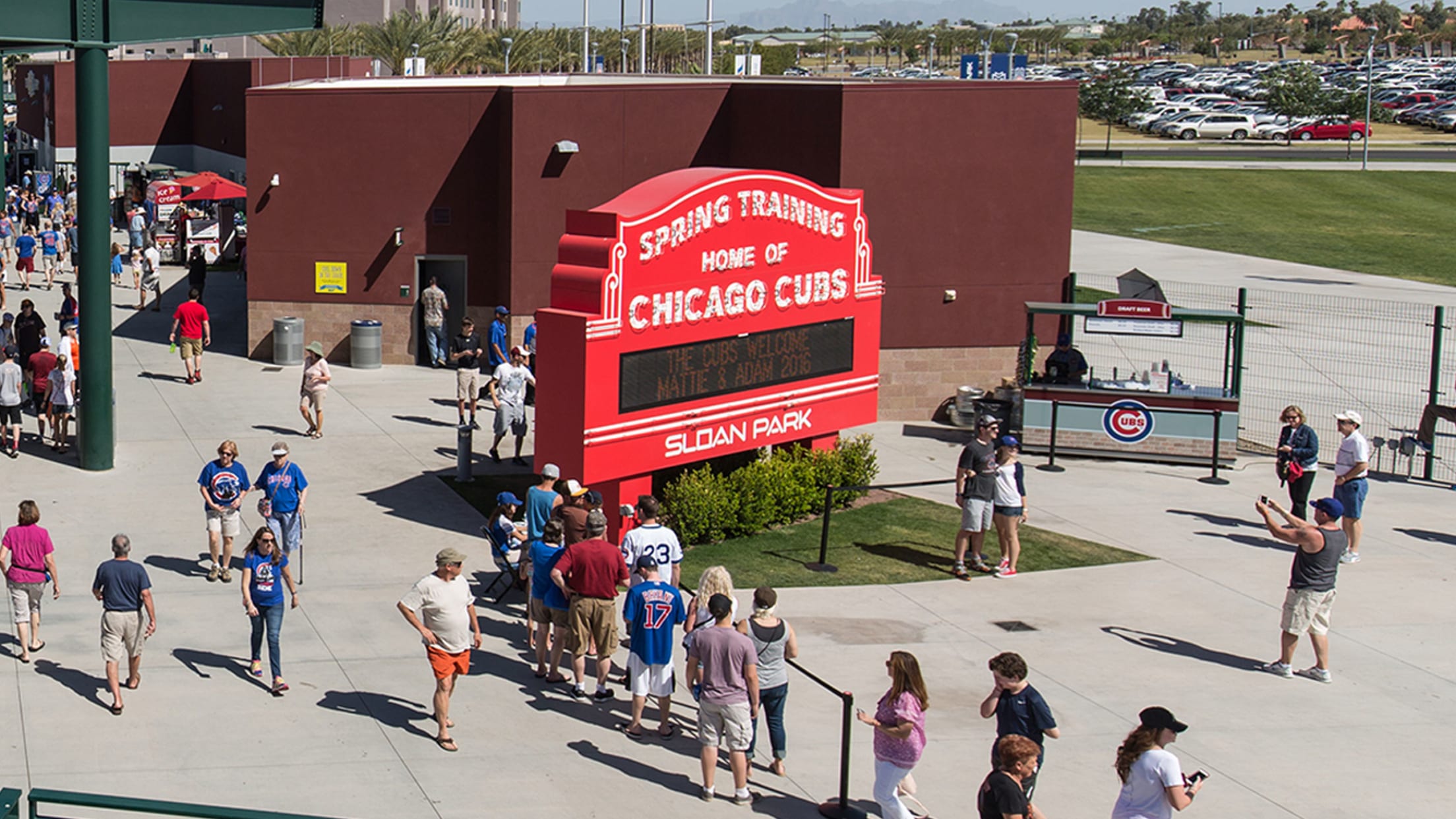 Chicago Cubs on X: Here's a peek at the new Sloan Park logo and renderings  for Mesa.  / X