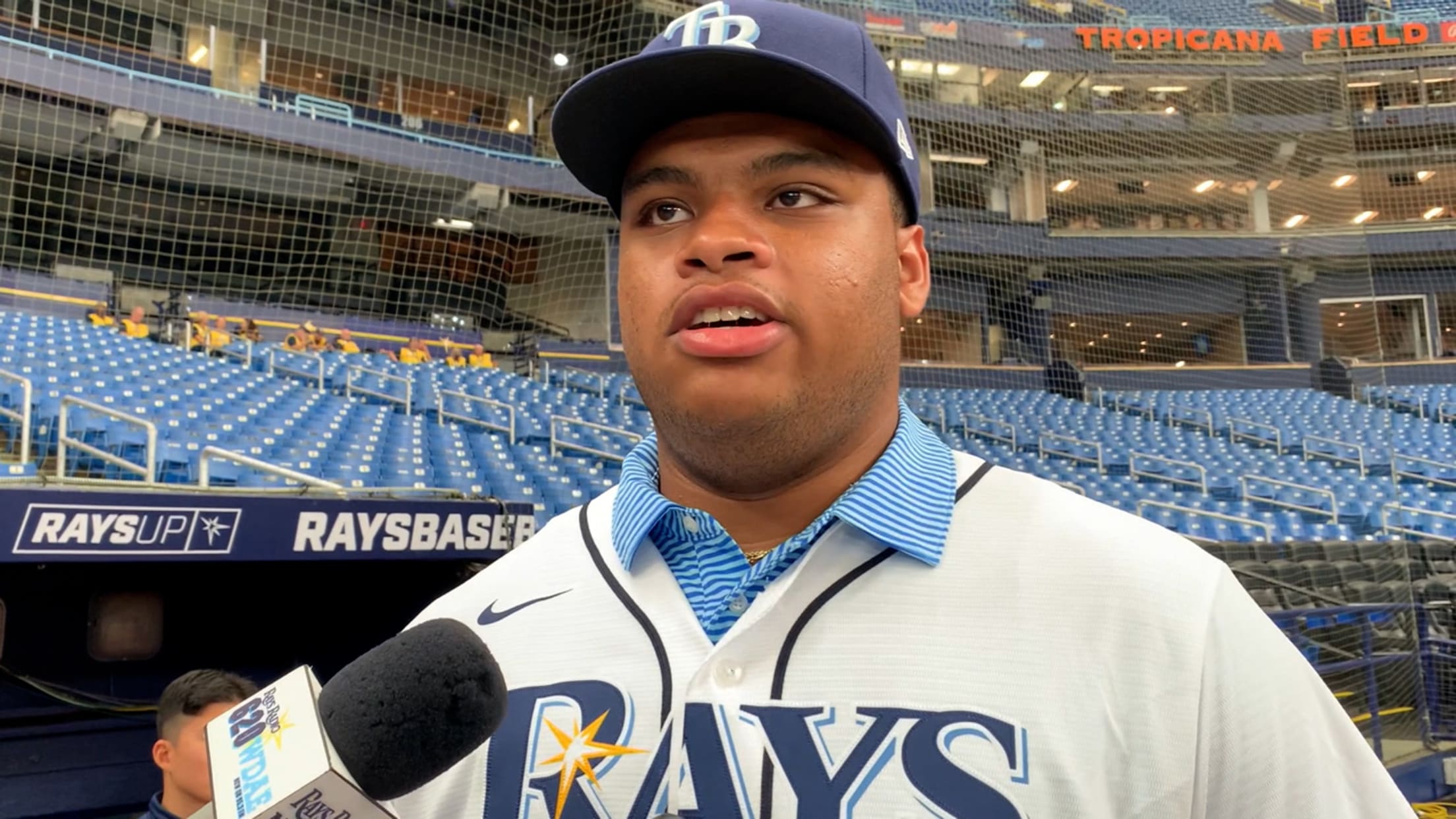 Xavier Isaac on joining the Rays