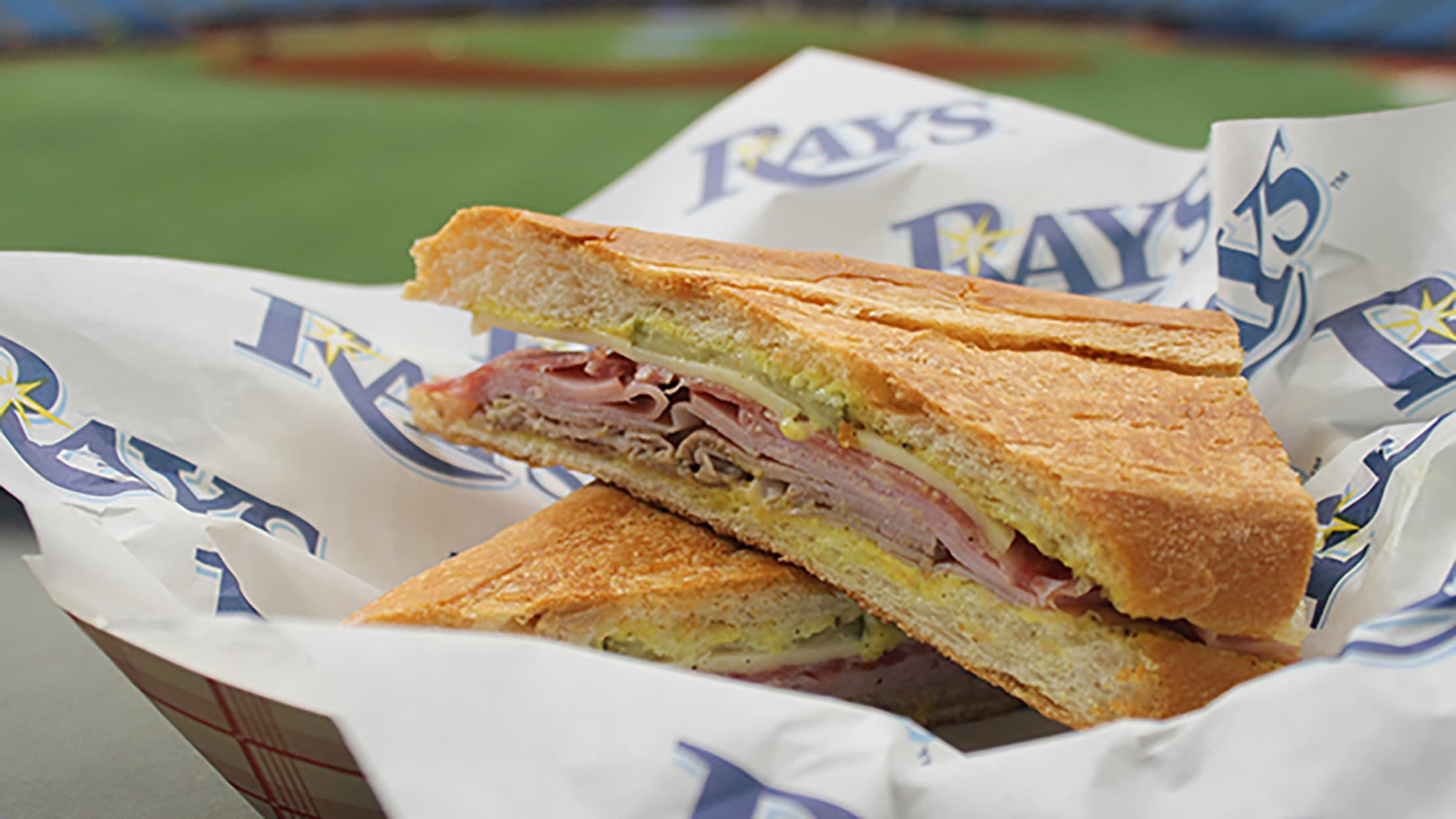 Tampa Bay Rays Tropicana Field menu and merchandise this season