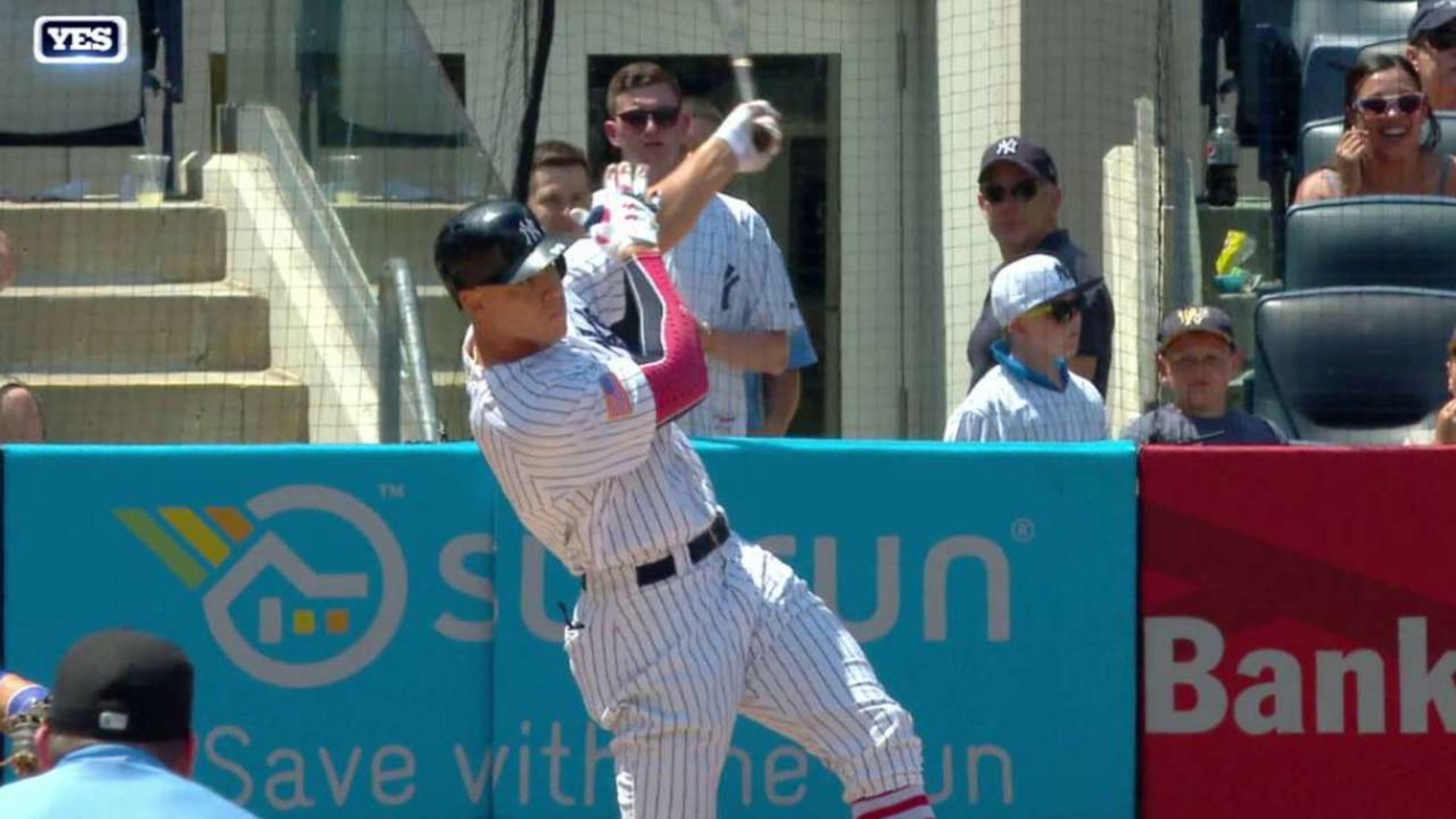 Outfielder Aaron Judge (Fresno State University) the number 32nd overall  pick of the New York Yankees during the MLB Draft on Thursday June 06,2013  at Studio 42 in Secaucus, NJ. (AP Photo/Tomasso