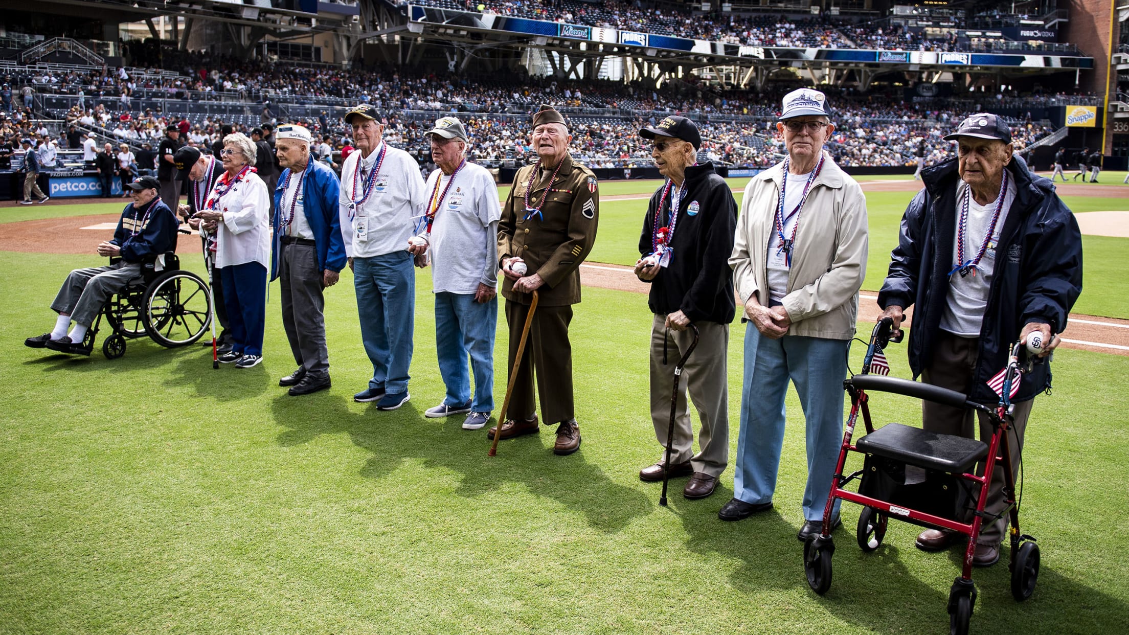 San Diego Padres on X: Our favorite Sunday tradition 💛 #SDMilitary