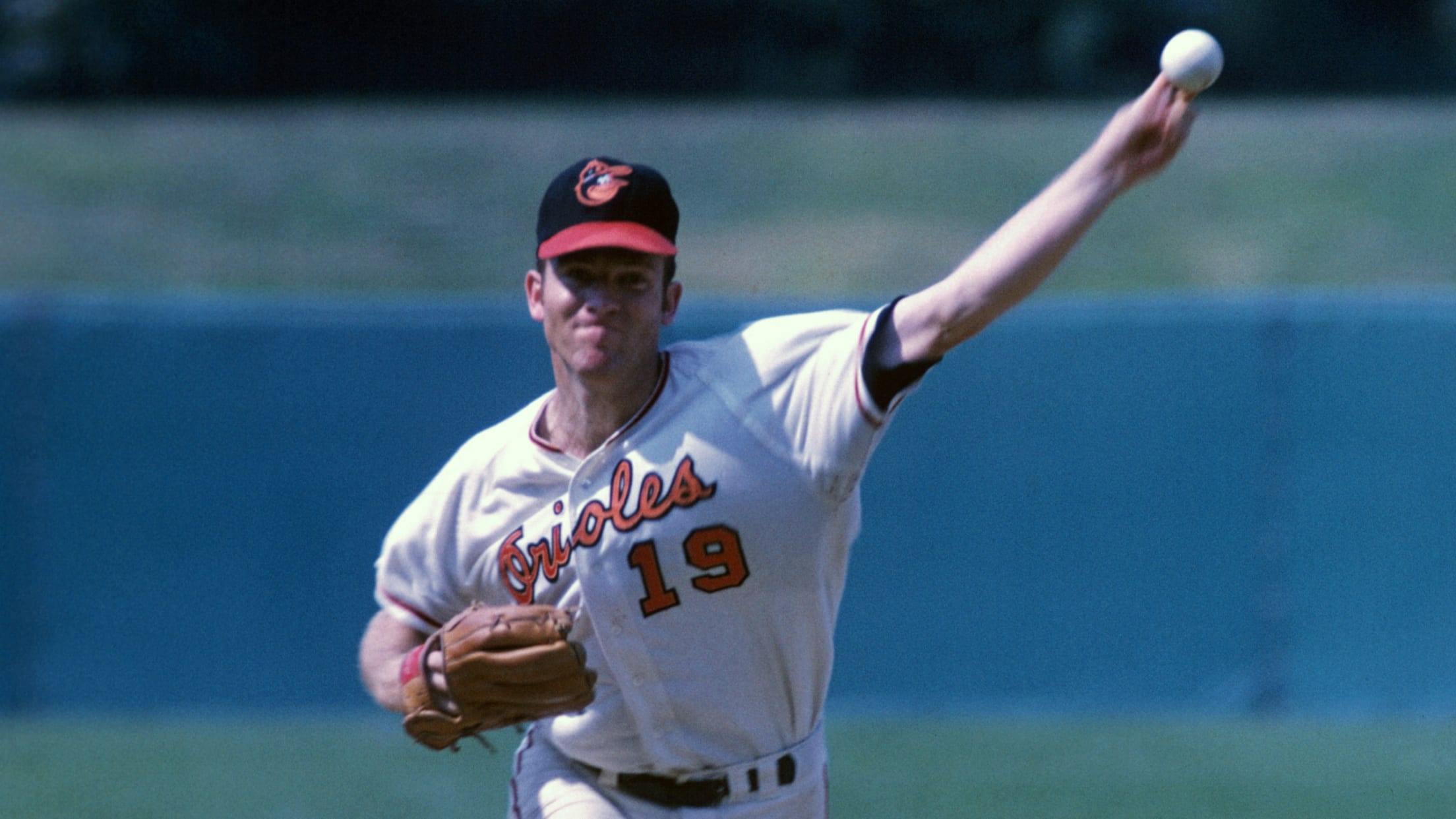 Baltimore Orioles Dave McNally in action, pitching vs Oakland