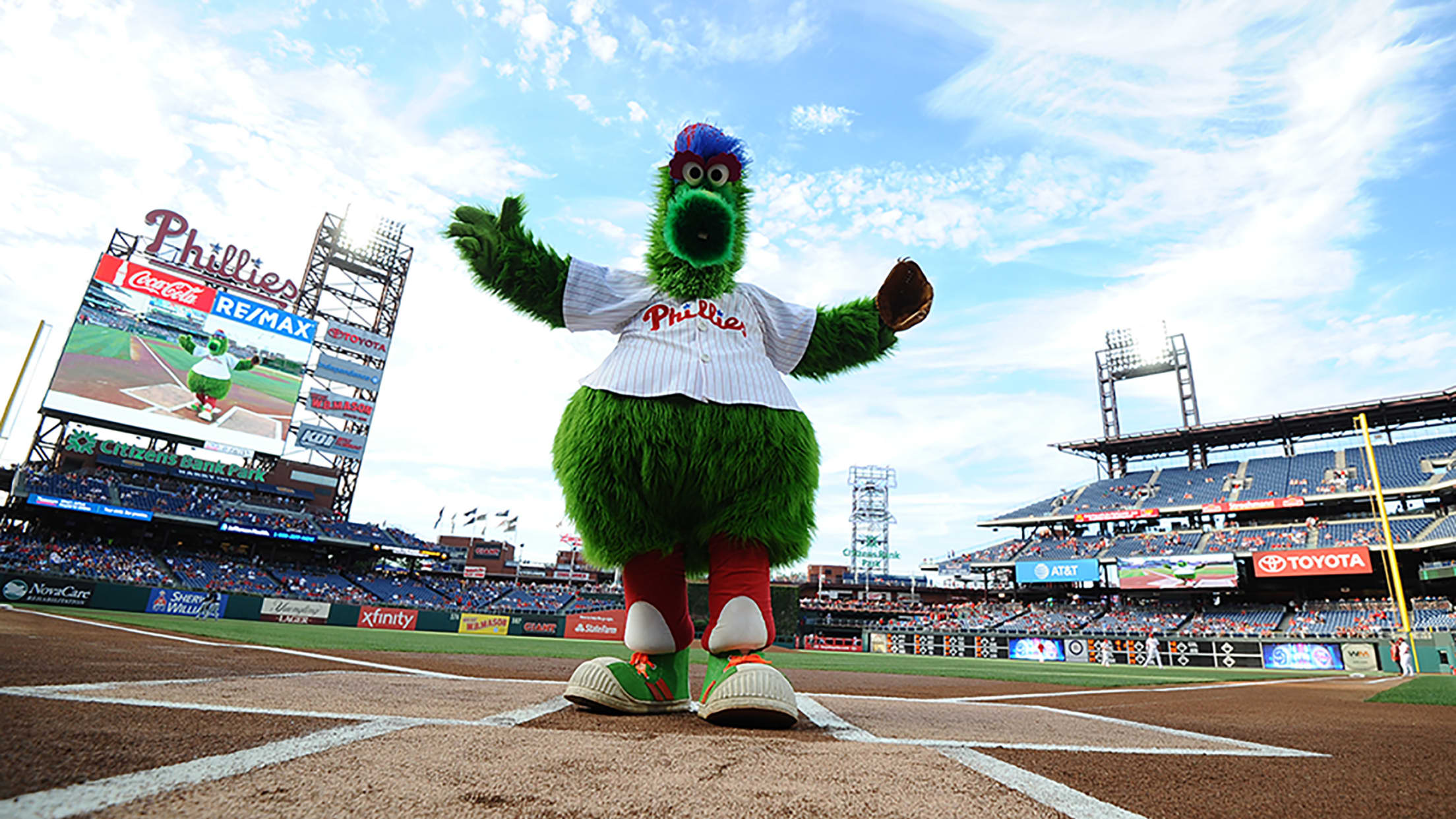 Play Ball Phillie Phanatic Philadelphia Phillies Baseball 