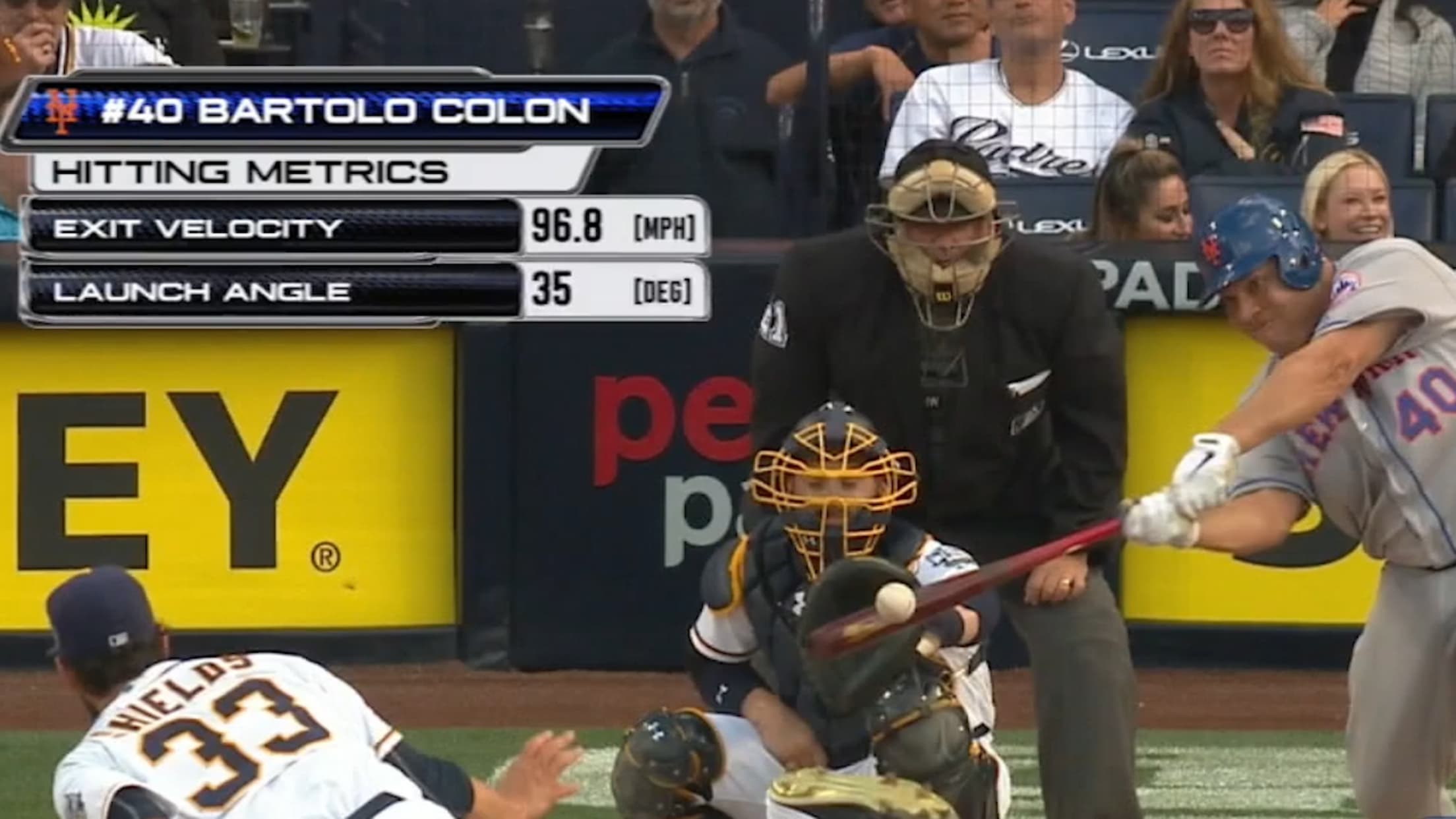 Statcast: O primeiro home run do Colon