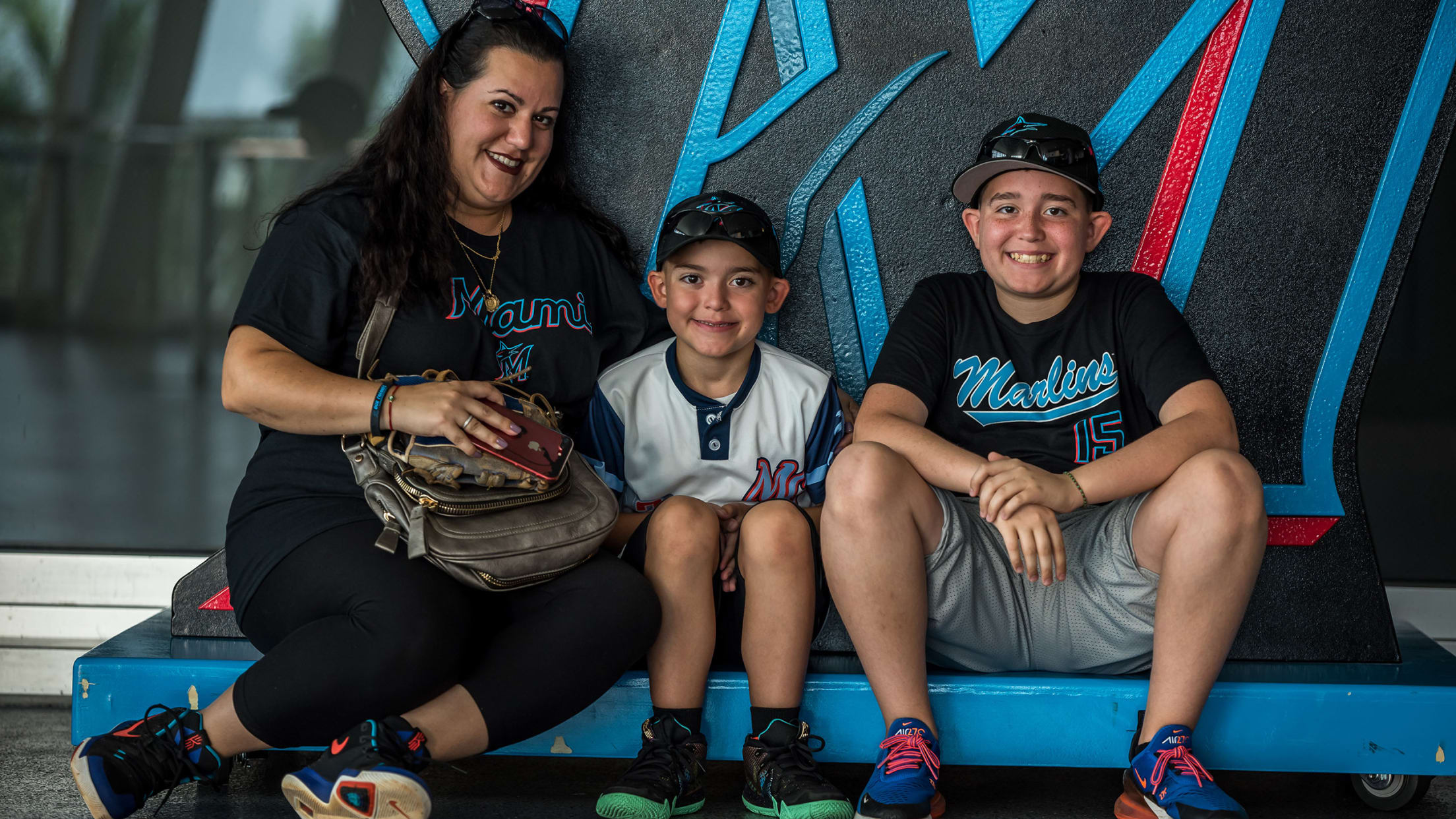 Let's choose an outfit for the @marlins game ⚾️ all the team items featured  are available in-store at @loandepotpark #MakeItMiami