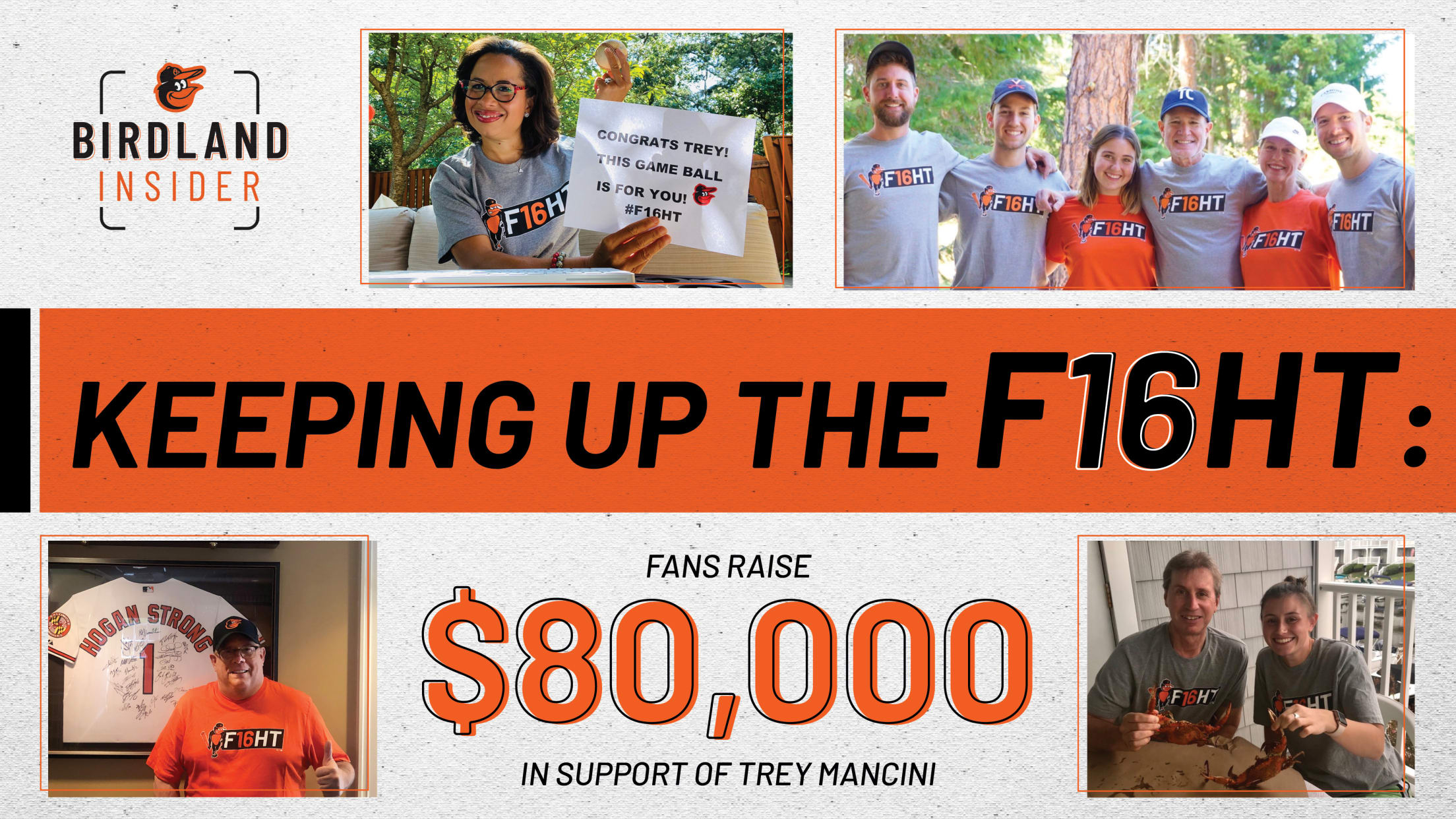 Orioles Raise More Than $80,000 Through F16HT T-Shirt Sales