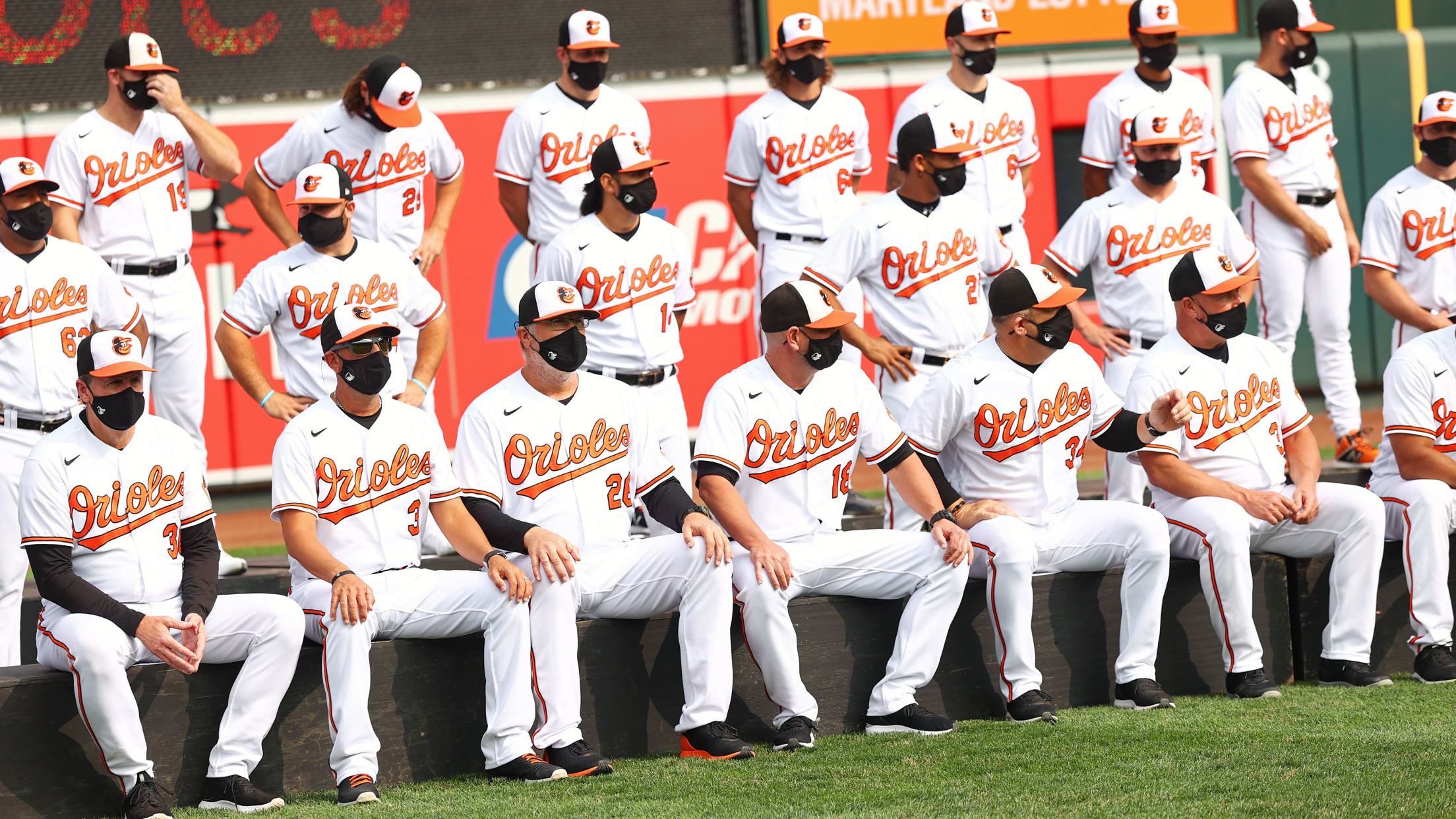 Orioles 2020 team photo