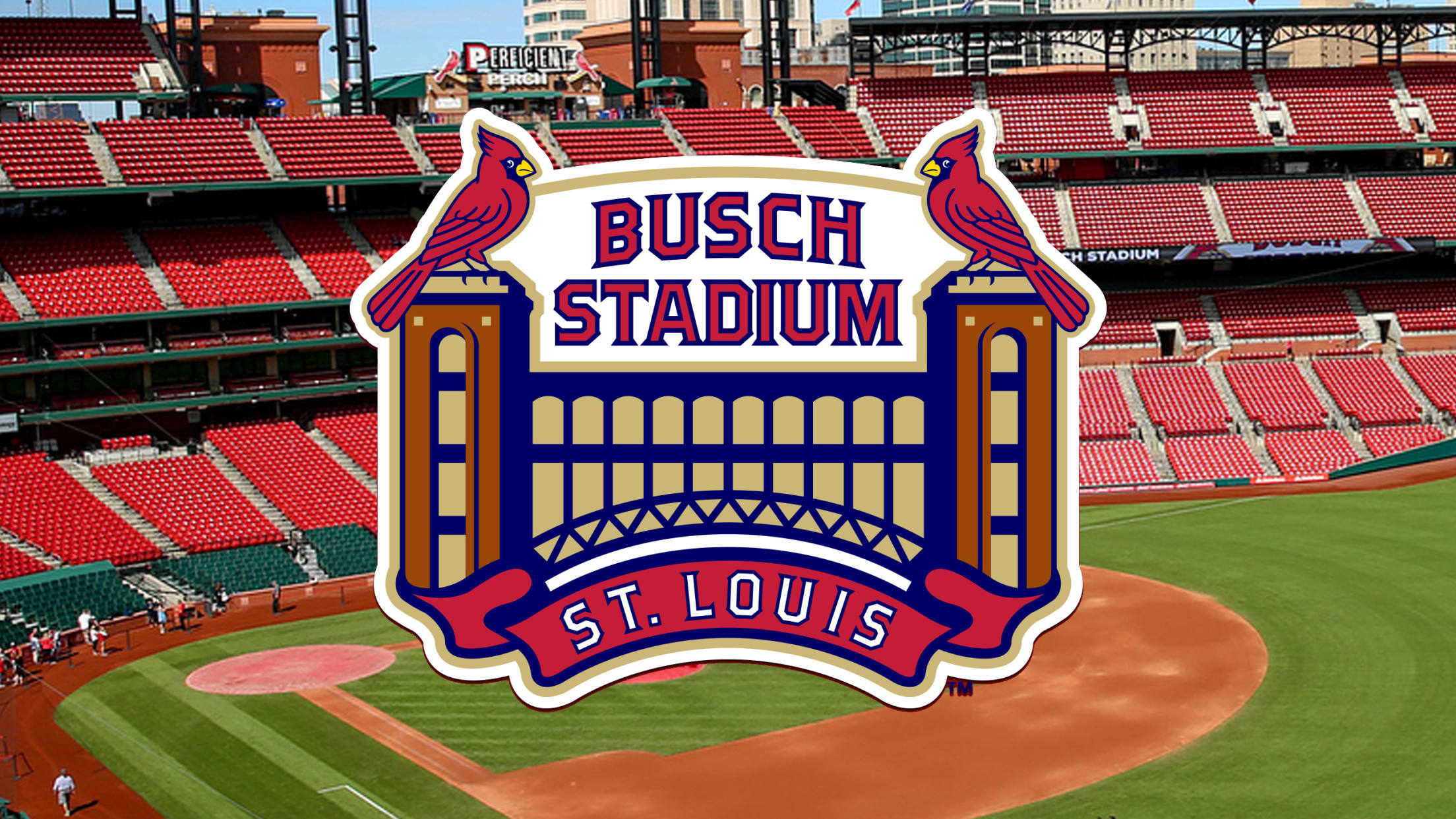 Busch Stadium Baseball Stadium Print, St. Louis Cardinals Baseball