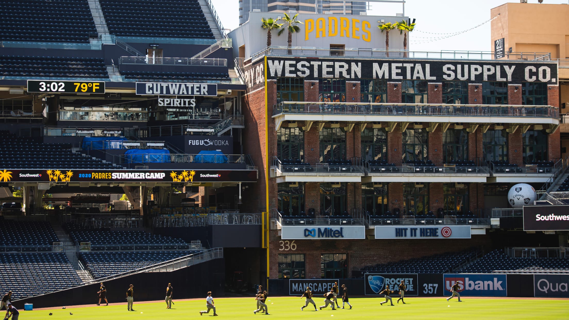 Men's San Diego Padres Homage Gold Petco Park Hyper Local Tri