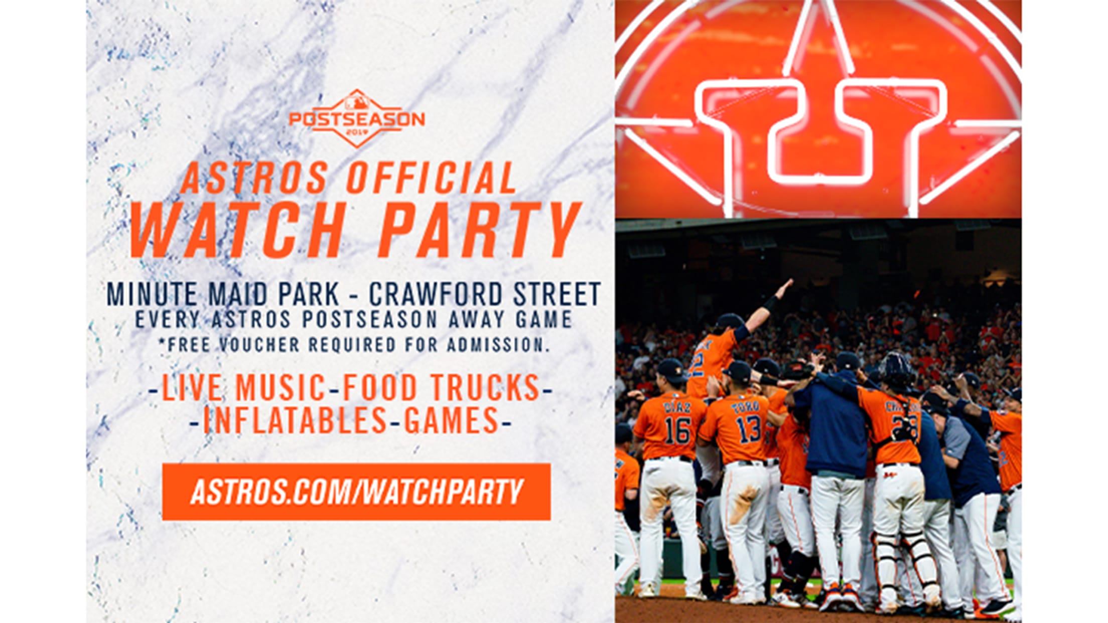 World Series Away Game Watch Party | Houston Astros