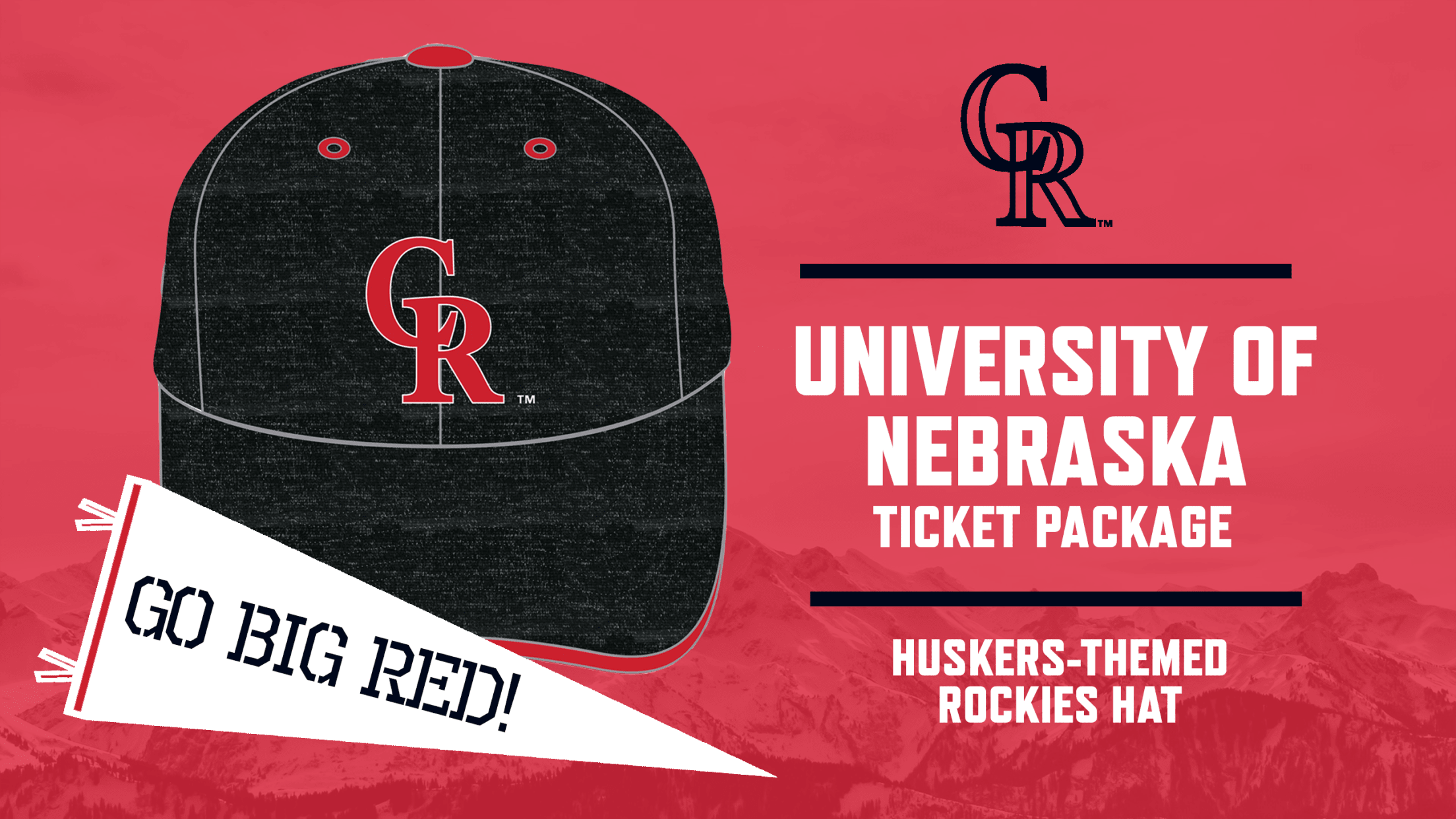 University of Nebraska Ticket Package Colorado Rockies