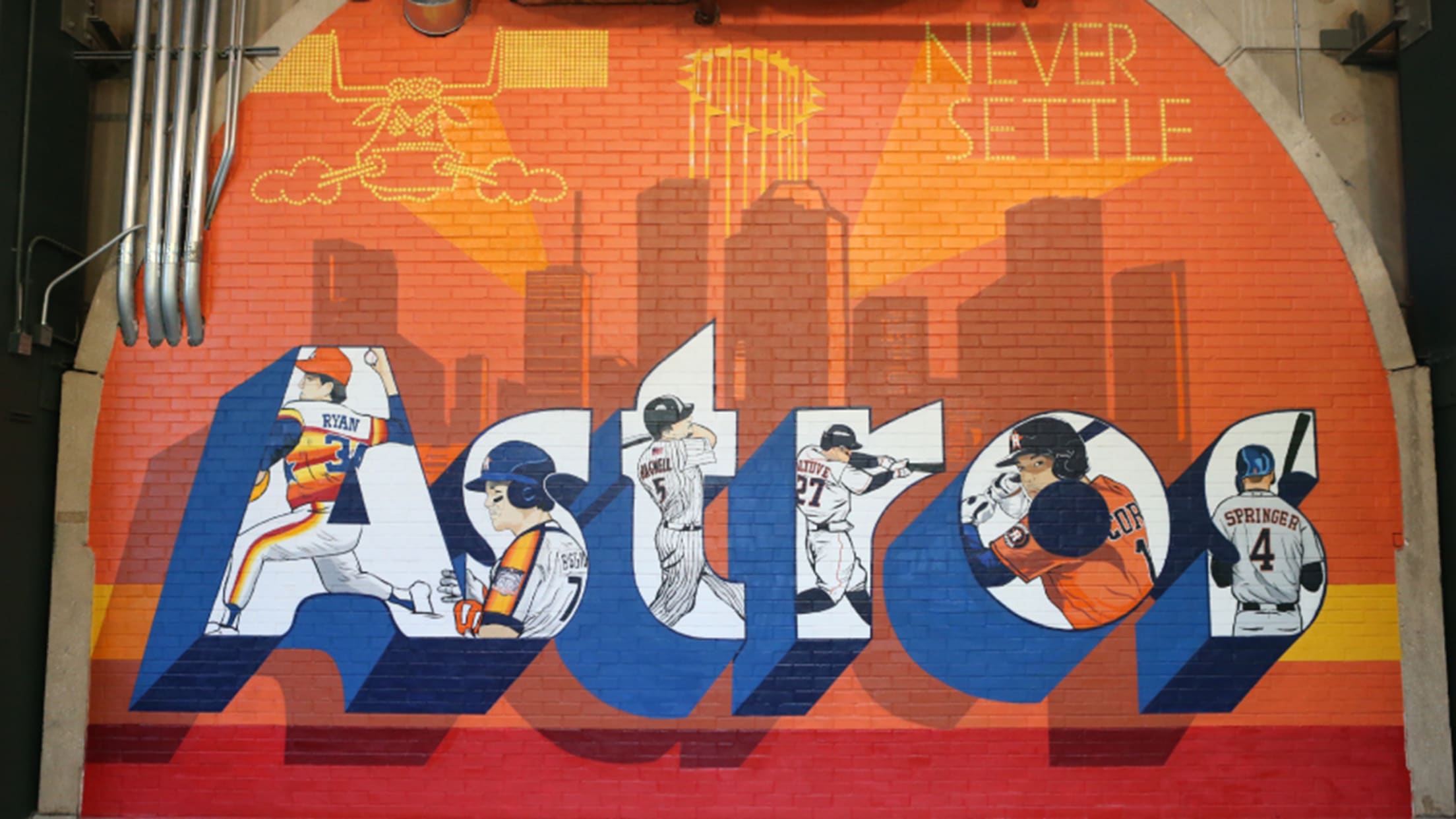 Houston Astros - Painted Art Bat (MLB)