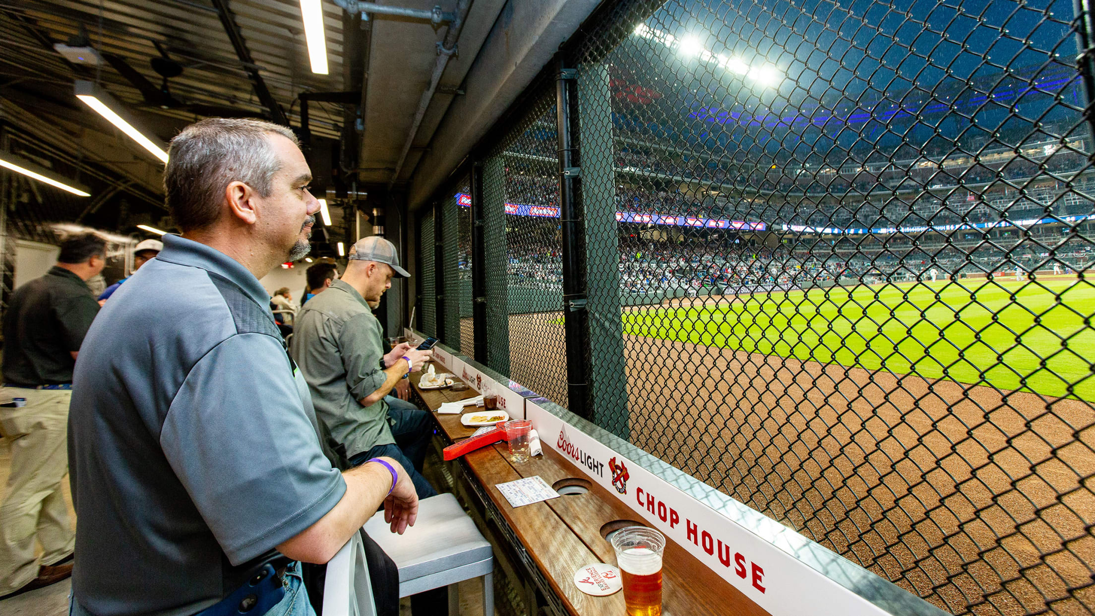 Below the Chop at SunTrust Park  Coors light, Suntrust park, Braves