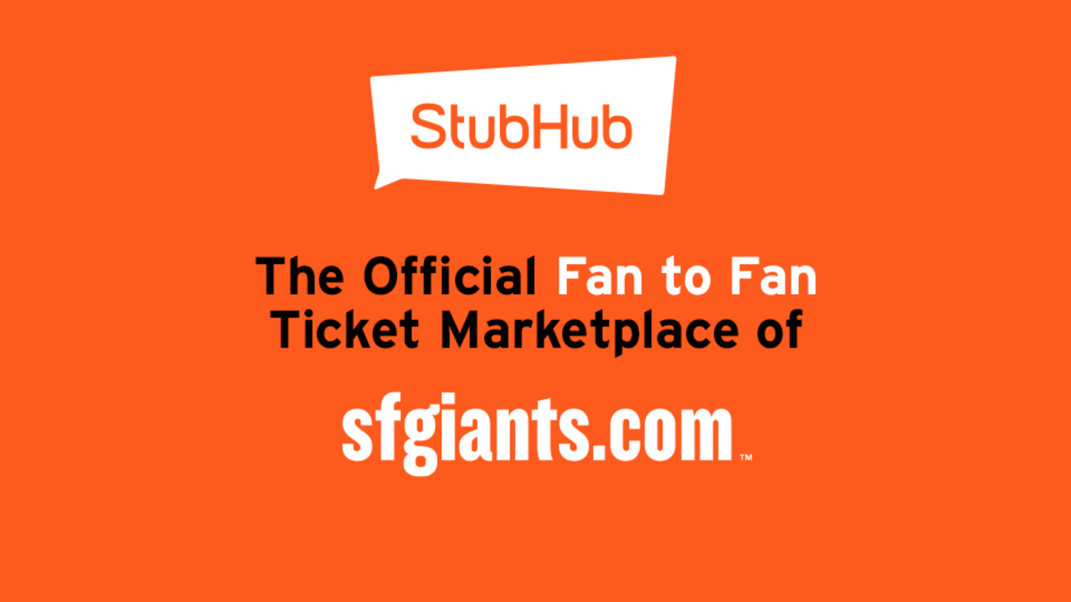 StubHub San Francisco Giants