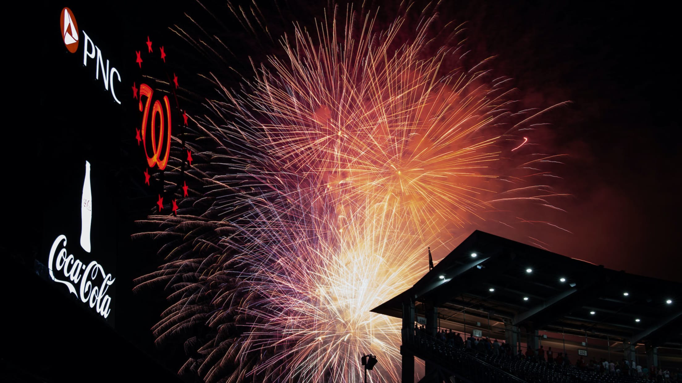 Fireworks Washington Nationals