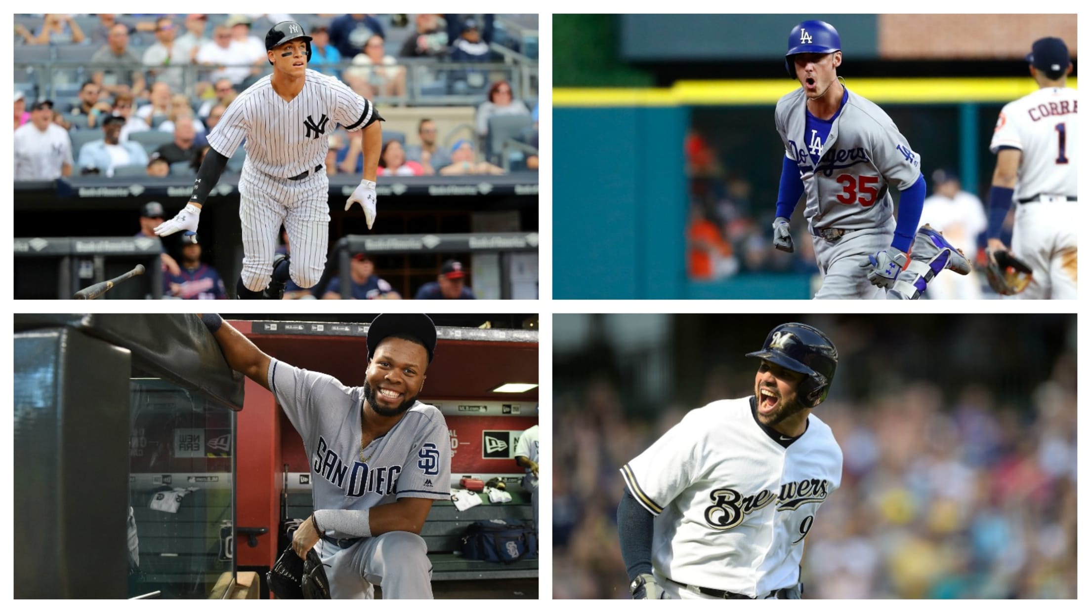 Celebrate MLB's young stars with the best rookies at every