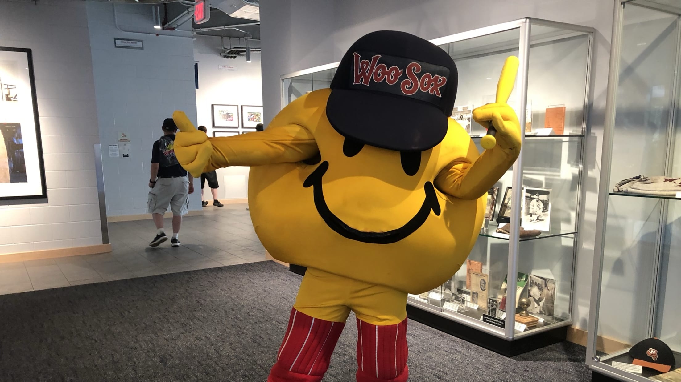 Smile! PawSox to become WooSox in Worcester  Mascot design, Logo  character, Red sox logo