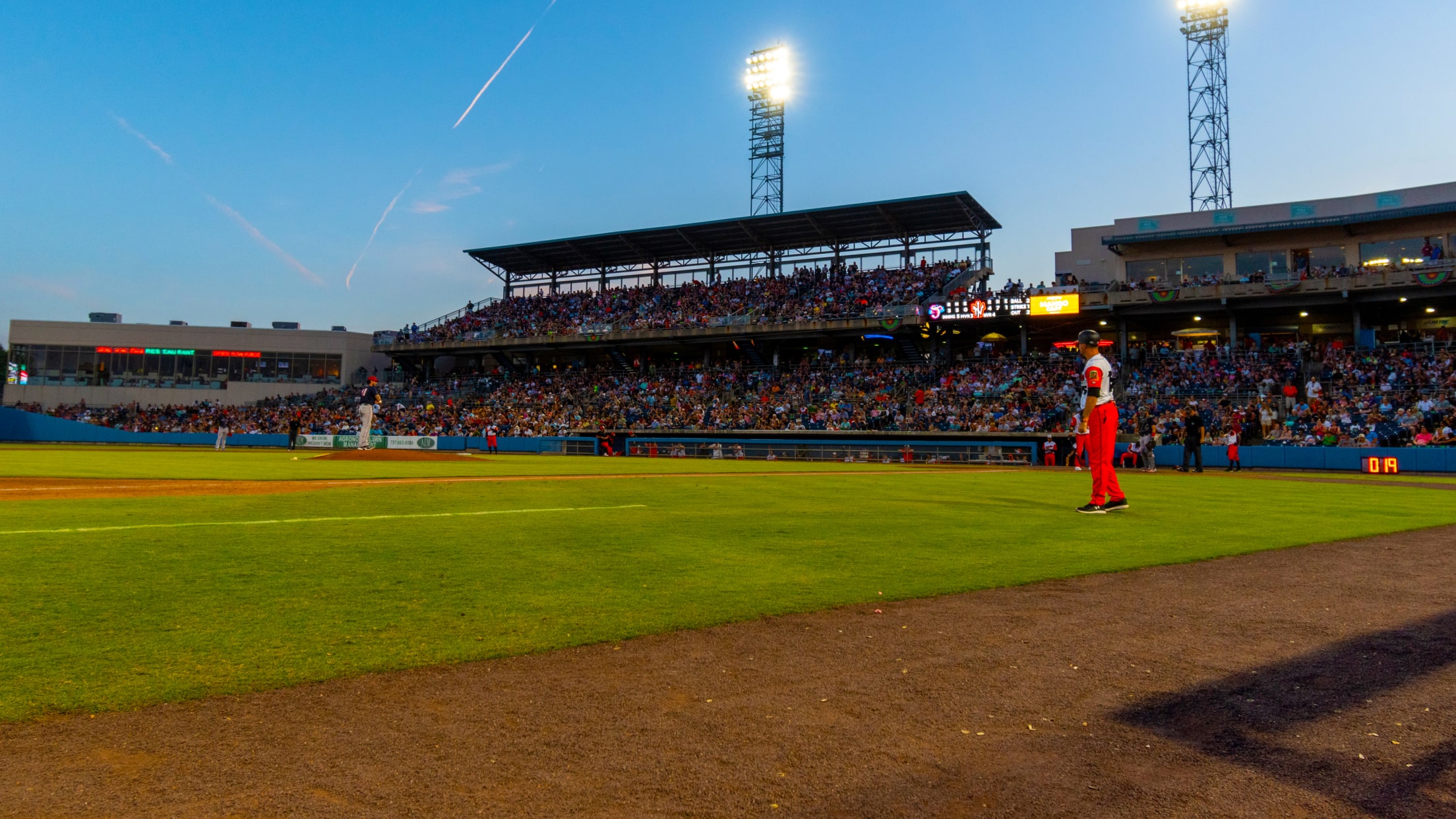 Norfolk Tides vs. Charlotte Knights, Harbor Park, Norfolk, August