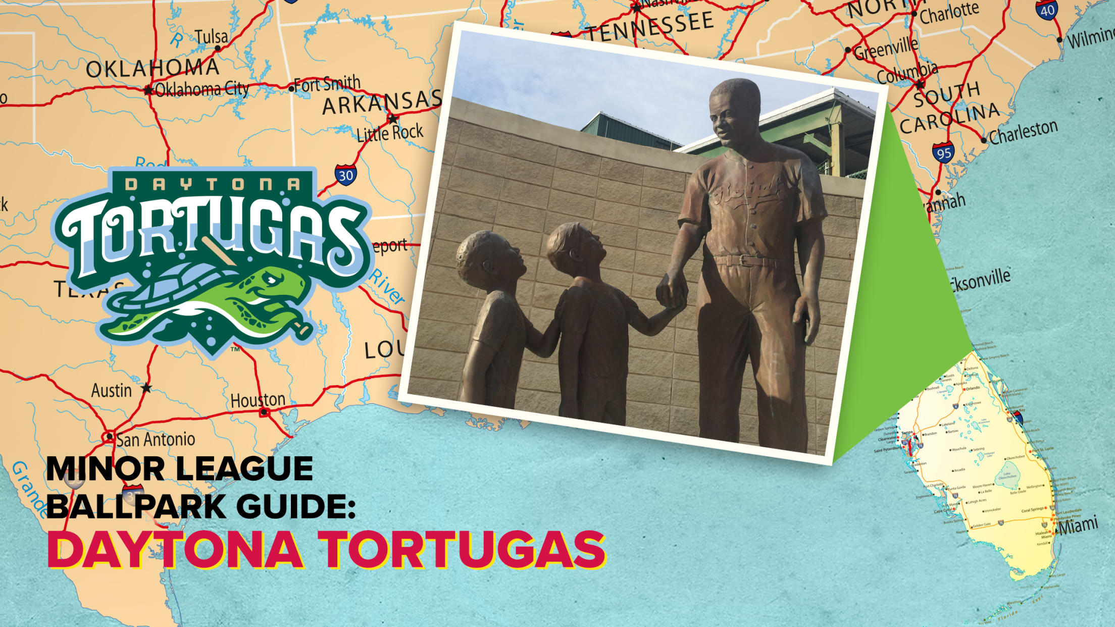 Explore Jackie Robinson Ballpark, home of the Daytona Tortugas