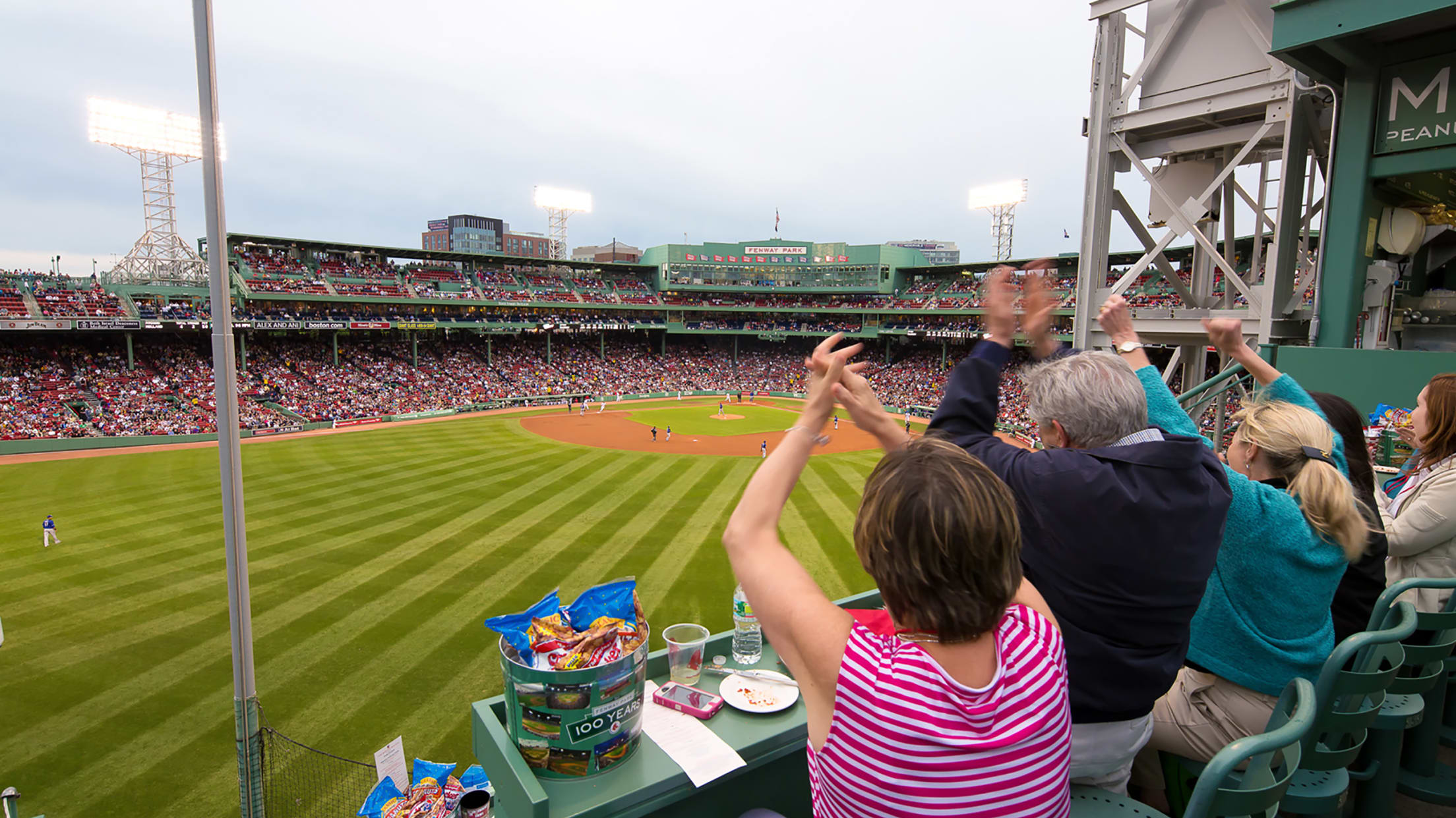 Red Sox Fan Unleashes Hand Cannon from the Green Monster Seats and