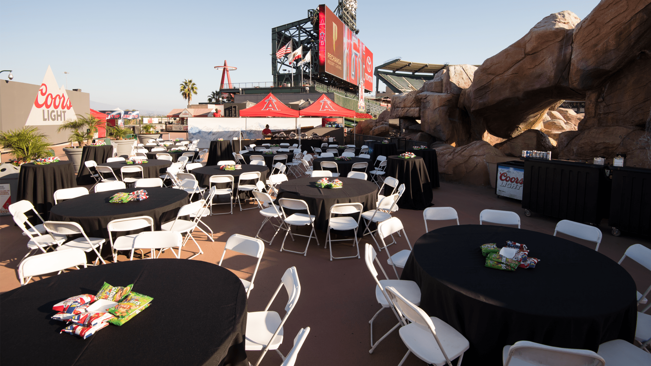 Center Field Patio, Angel Stadium, Event Venues