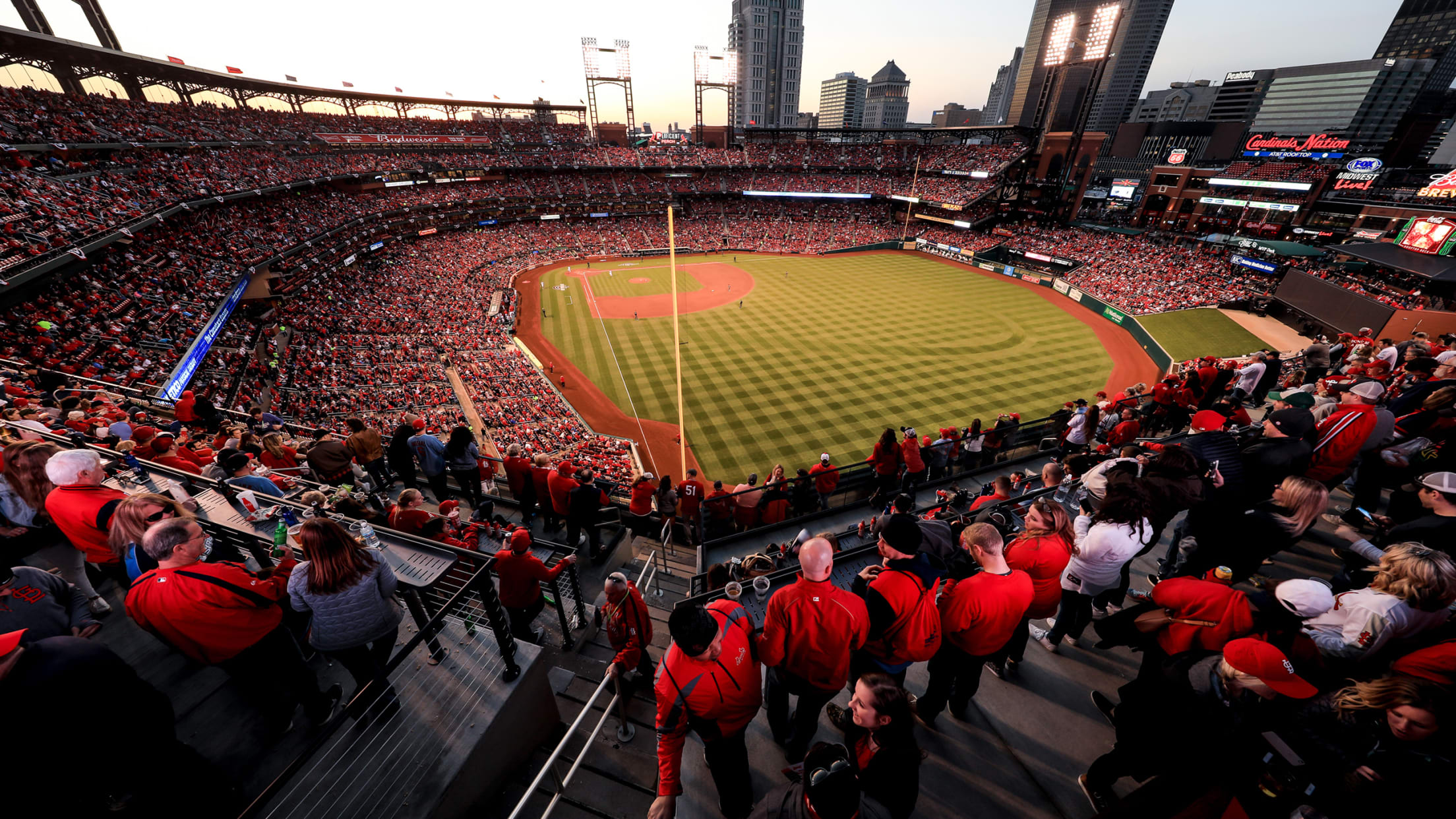 View from Standing Room Only Area at Camden Yards