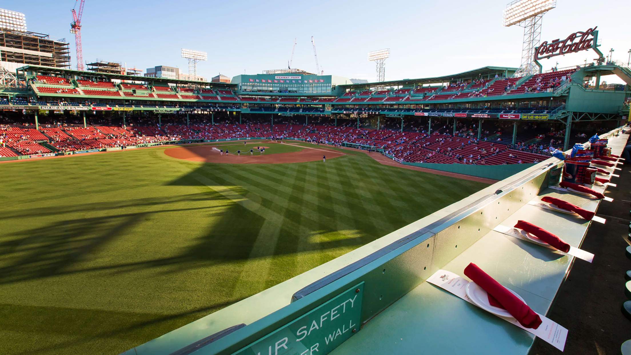 fenway park green monster seats view