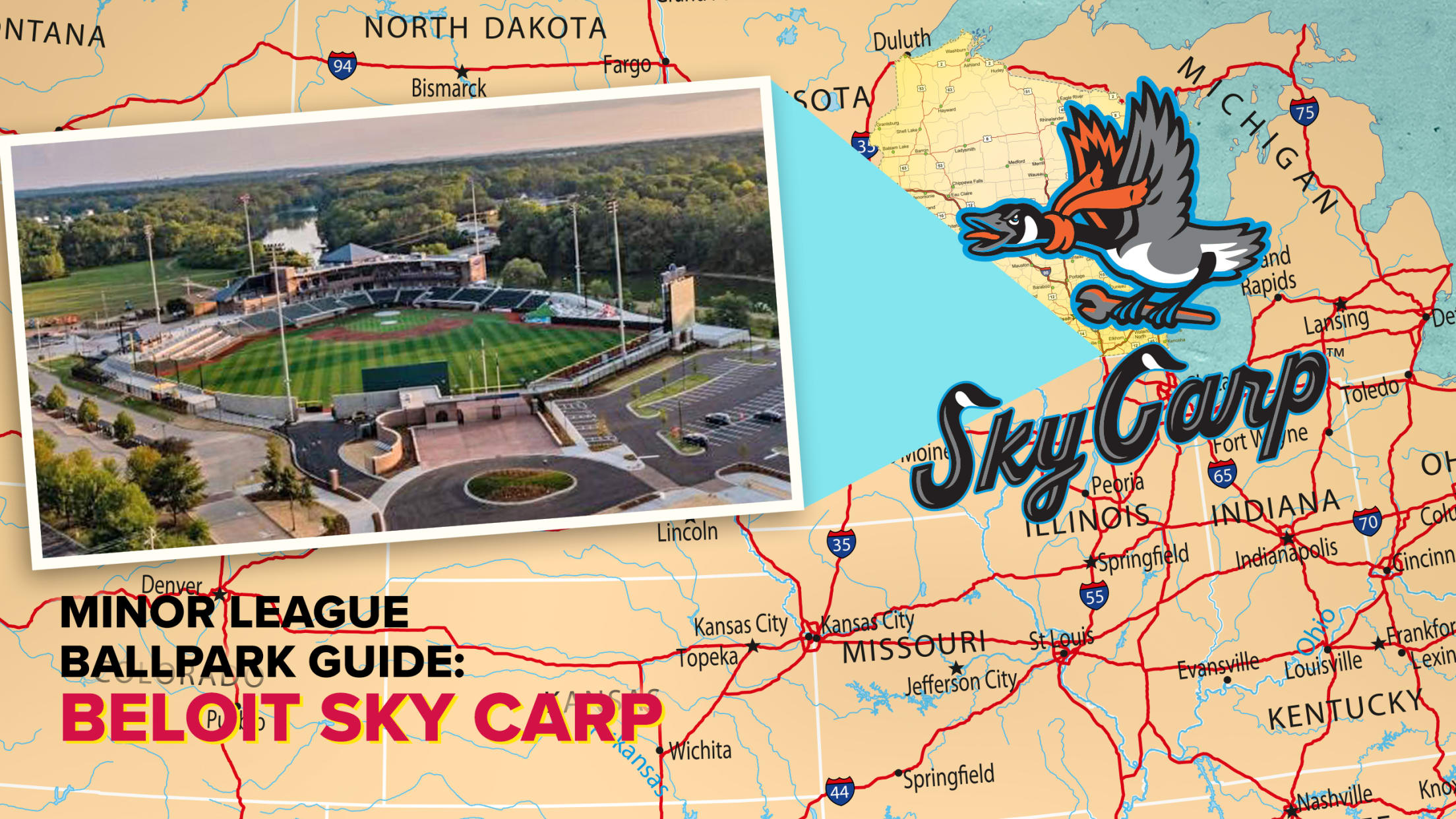 Visit ABC Supply Stadium, Home of the Beloit Sky Carp Seattle Mariners