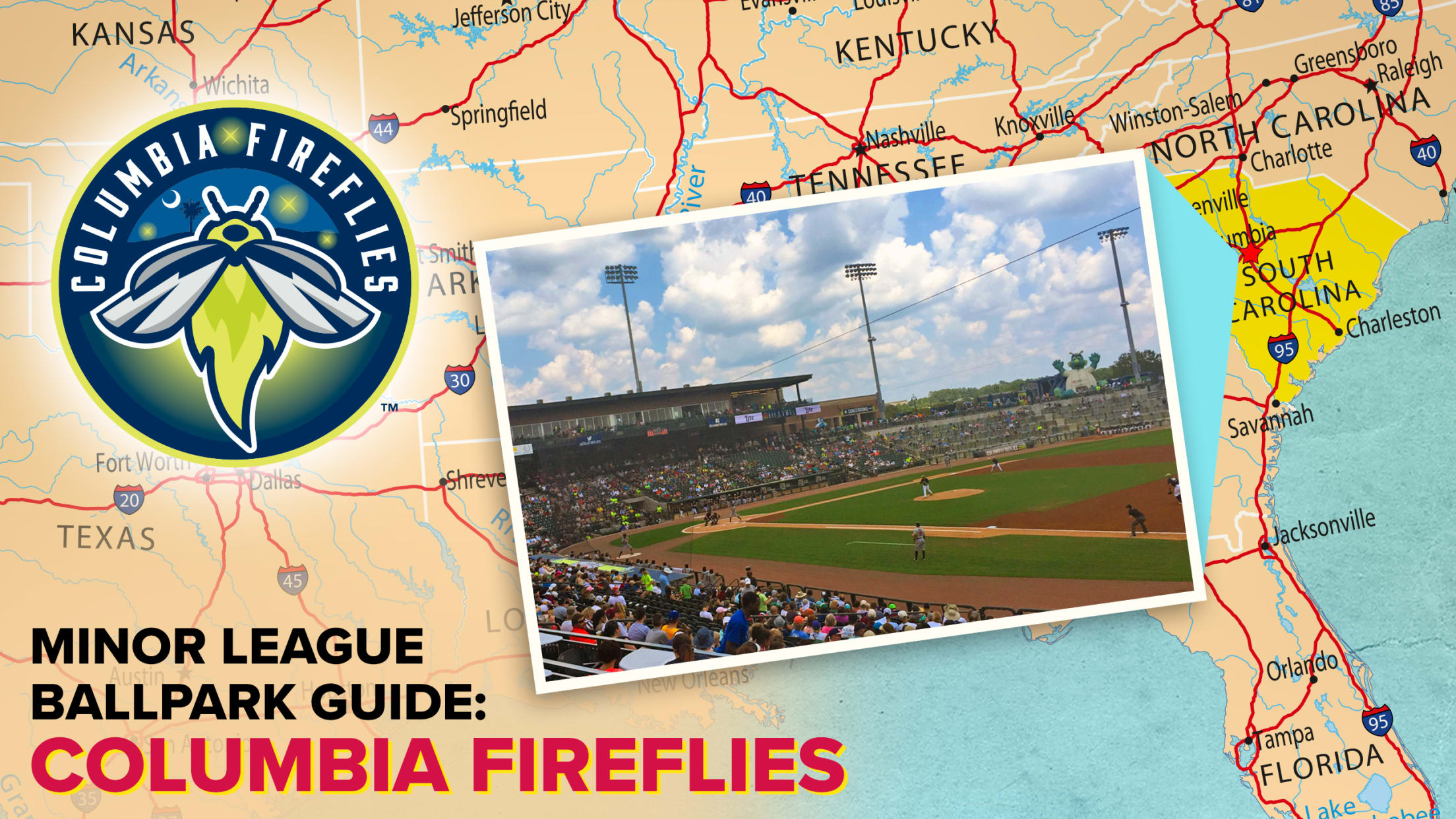 Explore Segra Park, home of the Columbia Fireflies