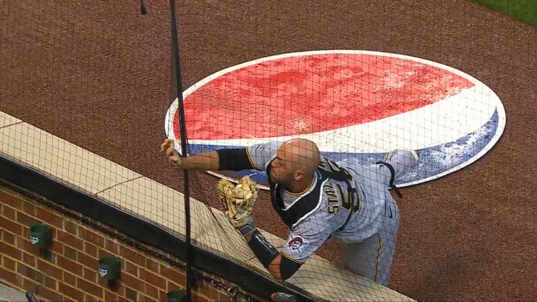 Jacob Stallings' duikende vang' diving catch