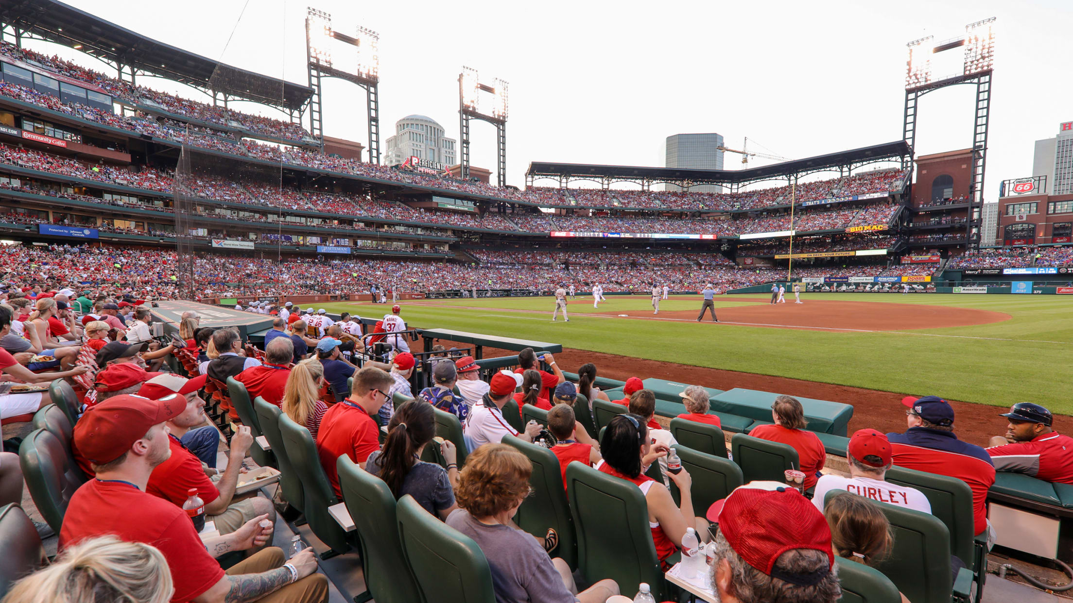 New features at Busch Stadium include all-inclusive area, play