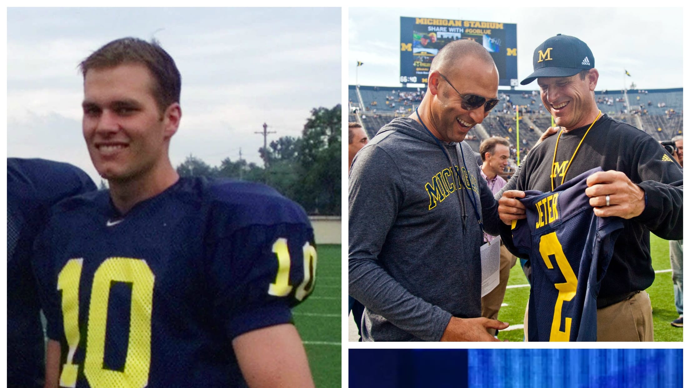 Derek Jeter Tom Brady and dabbing Jim Leyland appear at Michigan s Signing of the Stars MLB